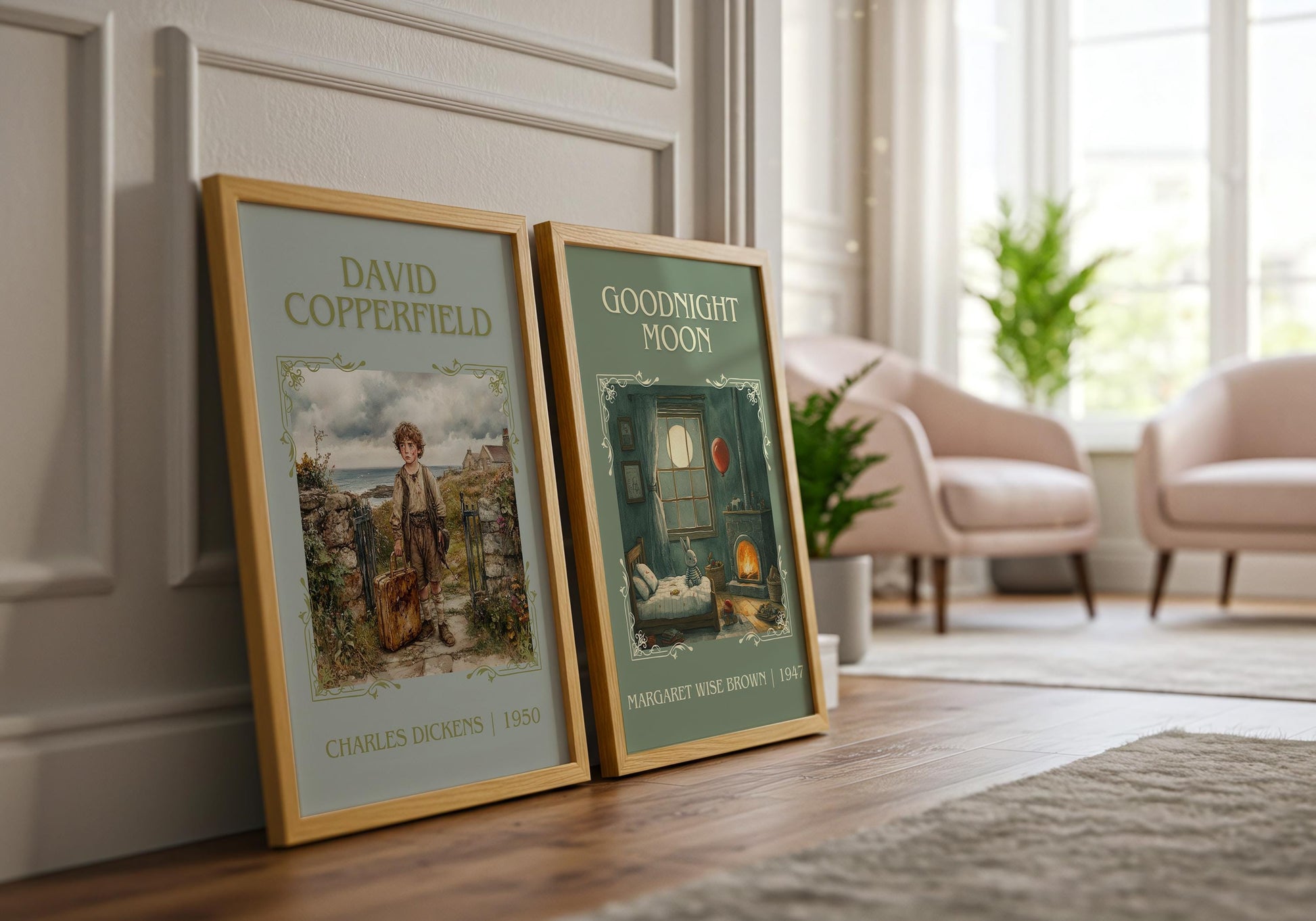 David Copperfield by Charles Dickens High Quality Poster Print. Free Delivery Wall Art. Author & Blurb Book/Novel Minimalist Home Art Gift