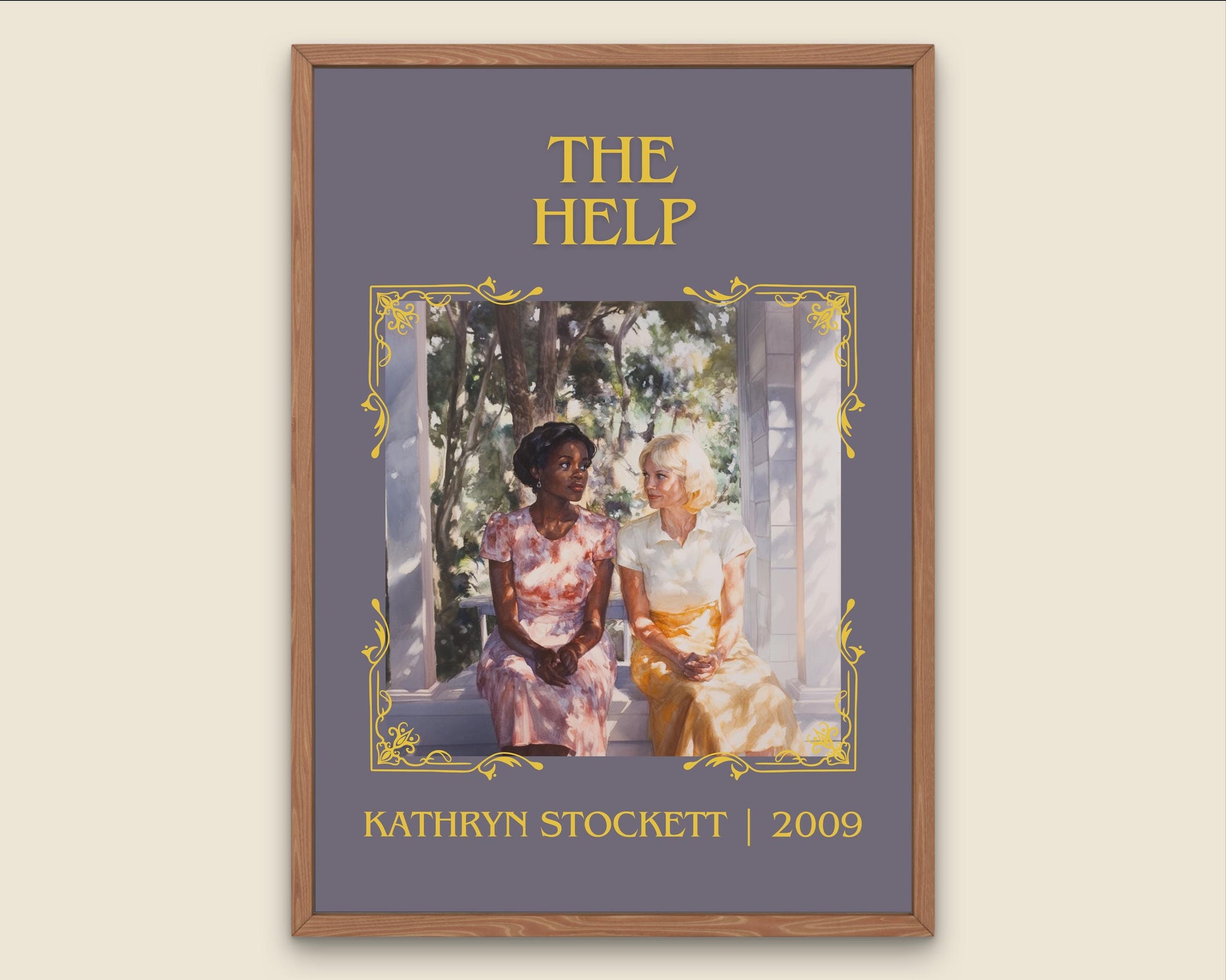 The Gift by Kathryn Stockett High Quality Poster Print. Free Delivery Wall Art. Author&Blurb Book/Novel Minimalist Home Gift Cover Art