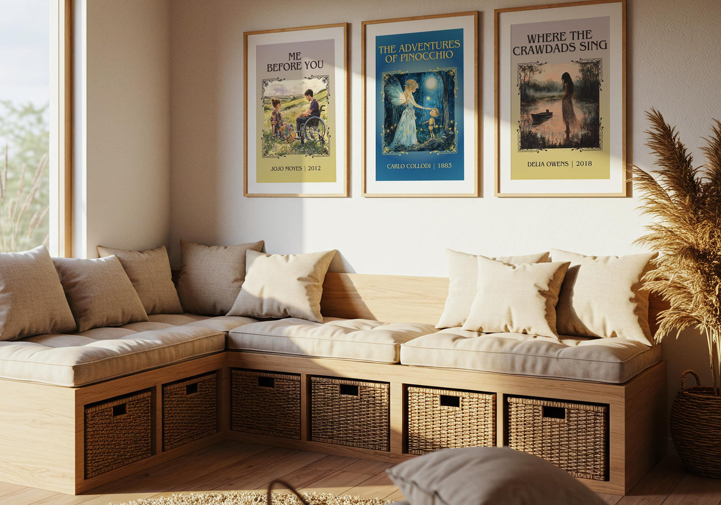 Where The Crawdads Sing by Delia Owens High Quality Poster Print. Free Delivery Wall Art. Author&Blurb Book/Novel Minimalist Home Gift Cover