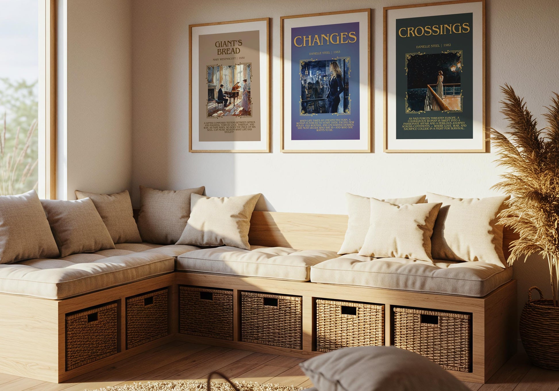 Changes by Danielle Steel Descriptive, High Quality Poster Print.Free Delivery Wall Art. Author & Blurb Book Artwork Cover