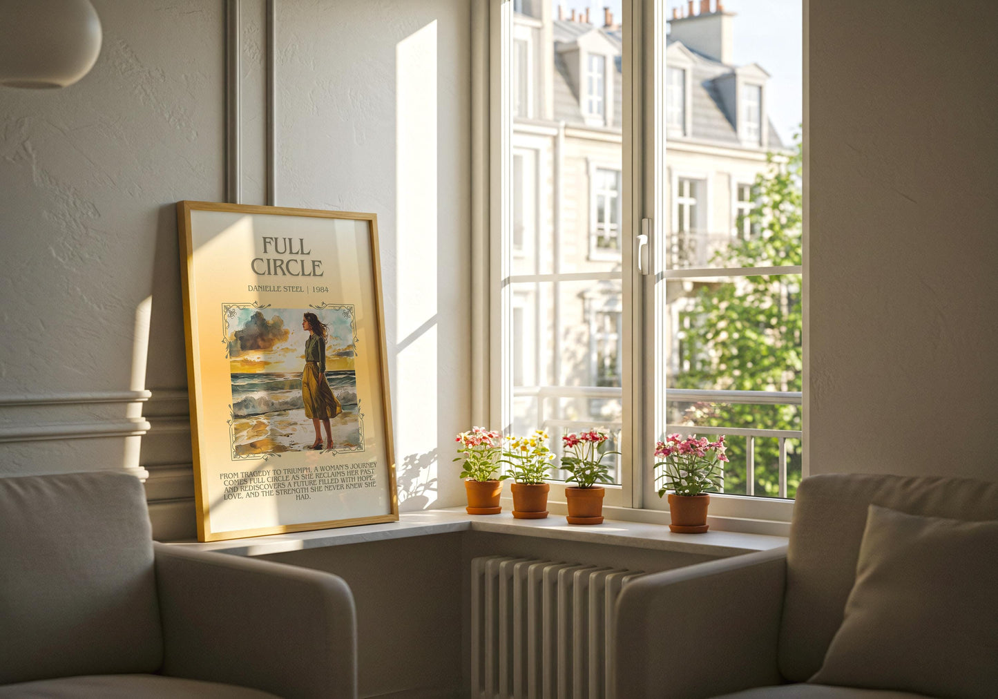 Full Circle by Danielle Steel Descriptive, High Quality Poster Print.Free Delivery Wall Art. Author & Blurb Book Artwork Cover Novel Gift