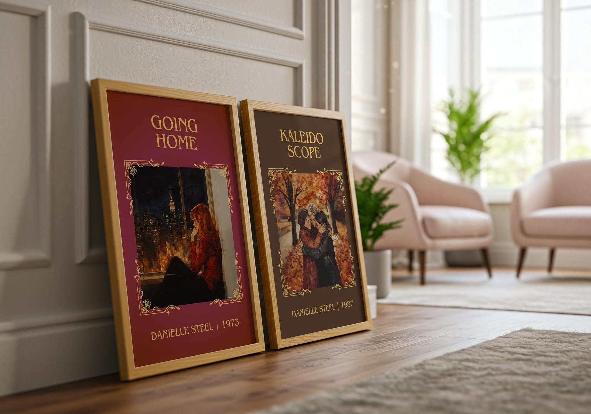 Going Home by Danielle Steel High Quality Poster Print. Free Delivery Wall Art-Author&Blurb Book Minimalist Home Gift Cover Decor Library