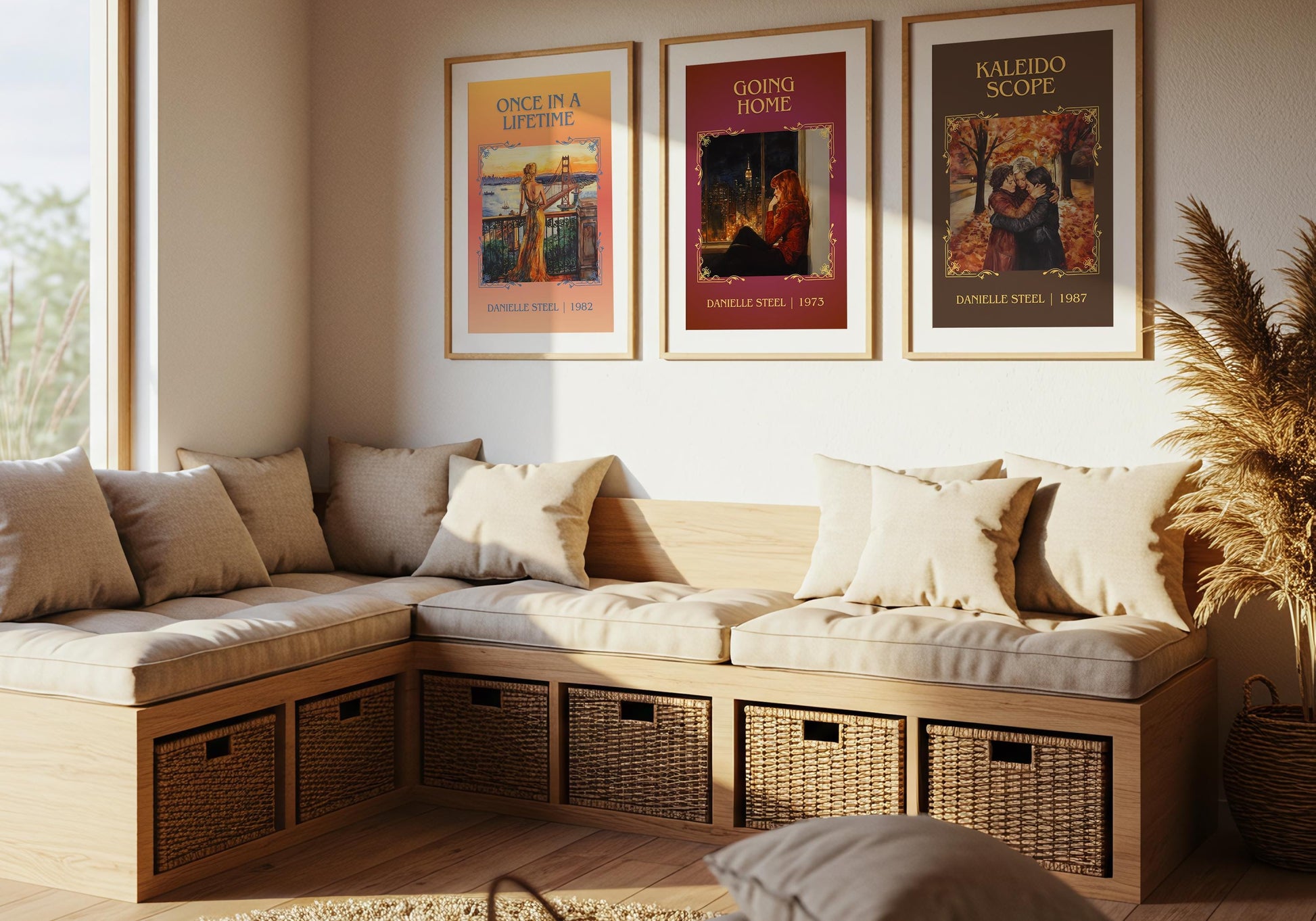 Going Home by Danielle Steel High Quality Poster Print. Free Delivery Wall Art-Author&Blurb Book Minimalist Home Gift Cover Decor Library