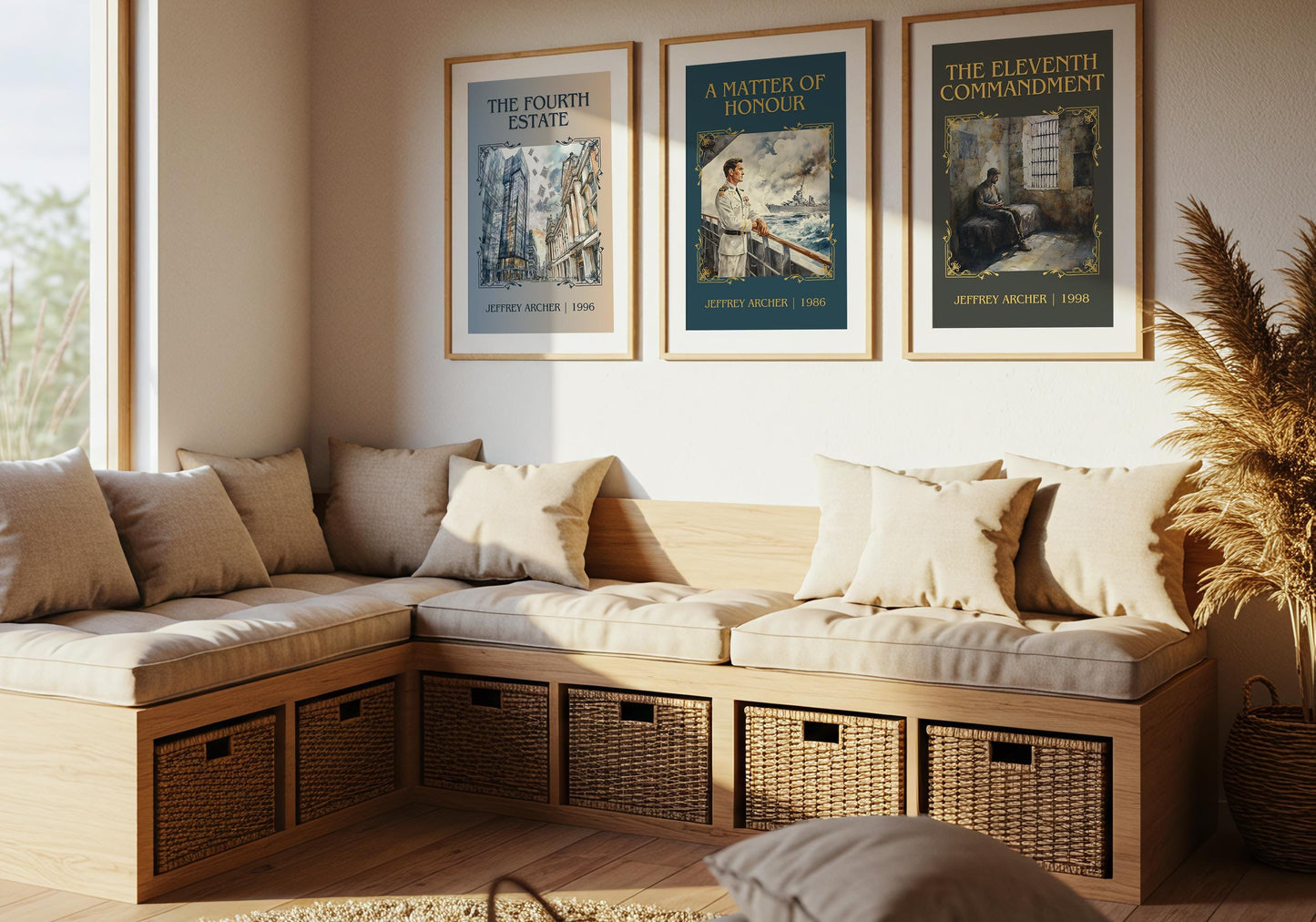 A Matter Of Honour by Jeffrey Archer High Quality Poster Print. Free Delivery Wall Art-Author&Blurb Book Minimalist Home Gift Cover Library