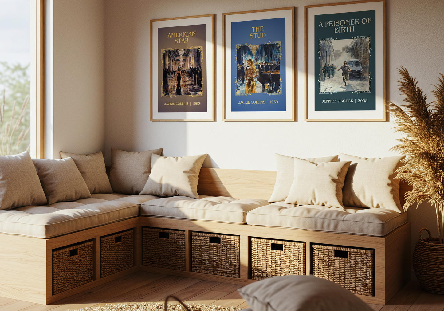 A Prisoner Of Birth by Jeffrey Archer High Quality Poster Print. Free Delivery Wall Art-Author&Blurb Book Minimalist Home Gift Cover Library