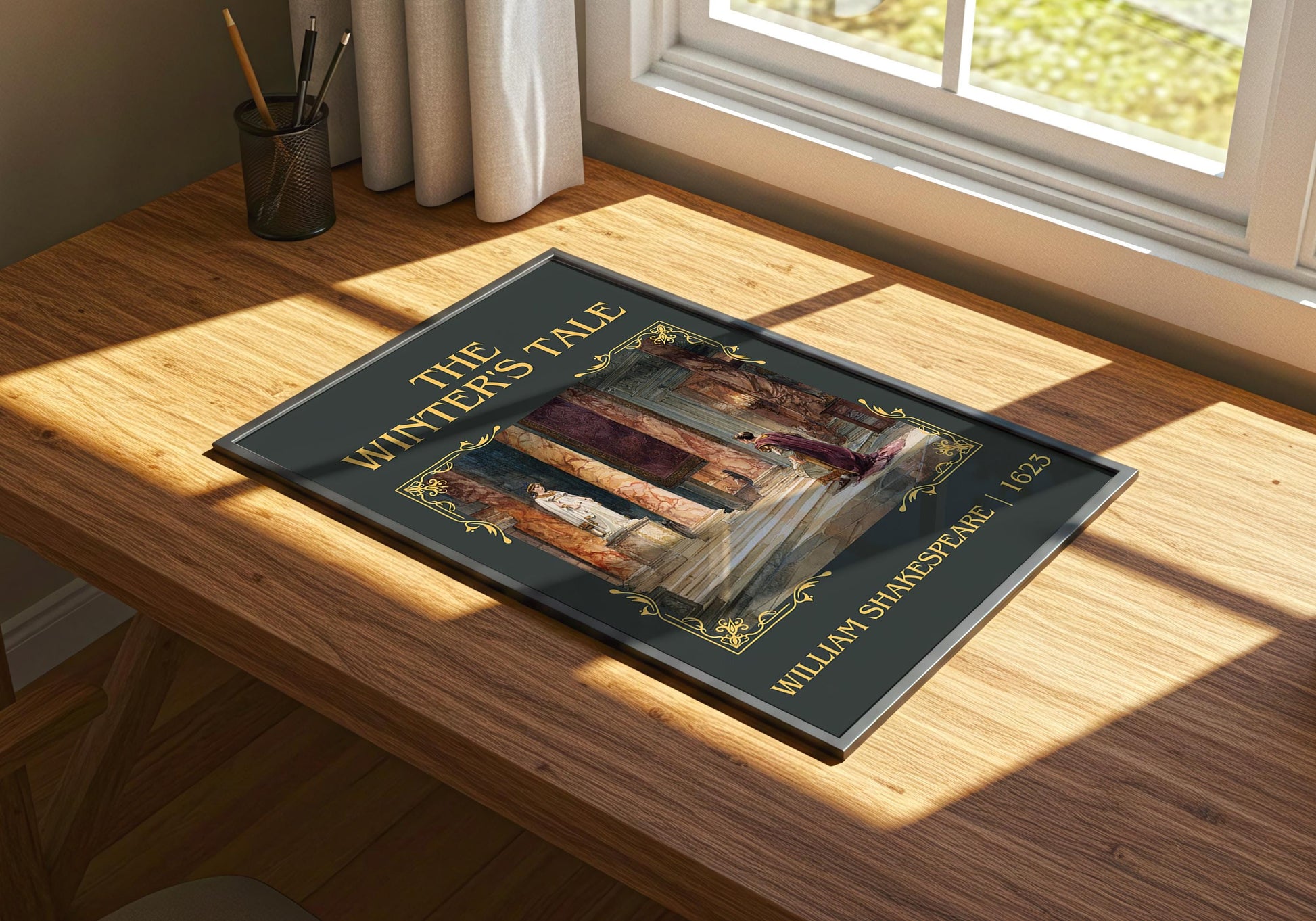 The Winter's Tale by William Shakespeare High Quality Poster Print.Free Delivery Wall Art. Author Book Nook Minimalist Gift