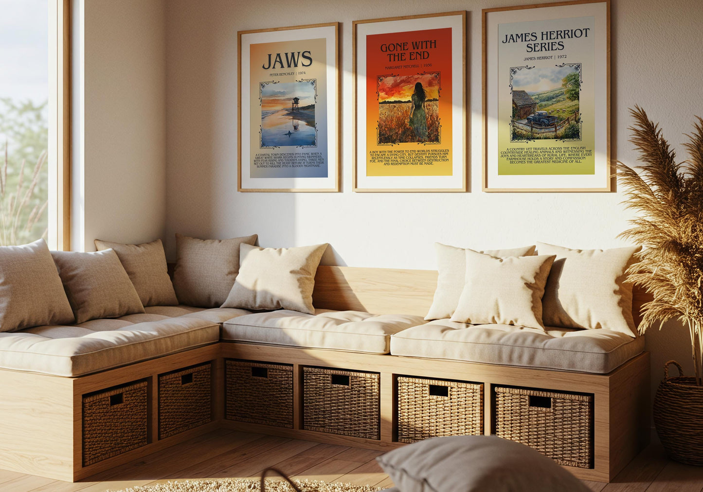 Gone With The End by Margaret Mitchell | Descriptive Book Poster | Blurby