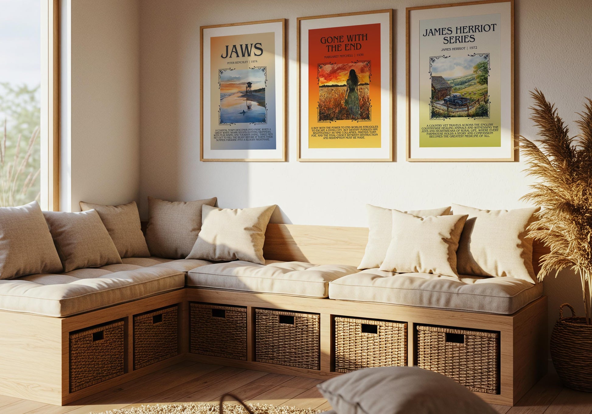 Gone With The End by Margaret Mitchell | Descriptive Book Poster | Blurby