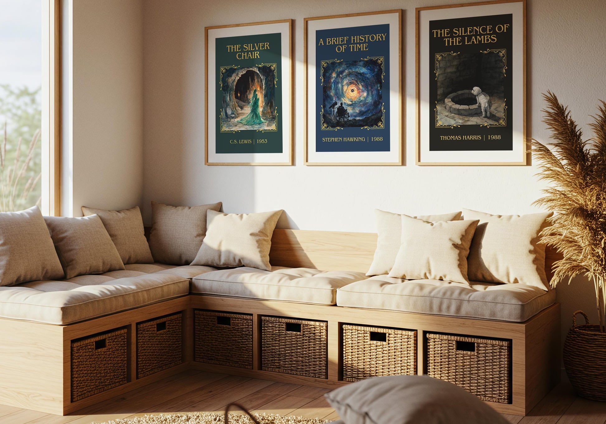A Brief History Of Time by Stephen Hawking High Quality Poster Print. Fast Delivery Wall Art. Author, Title Book/Novel Artwork Minimalist
