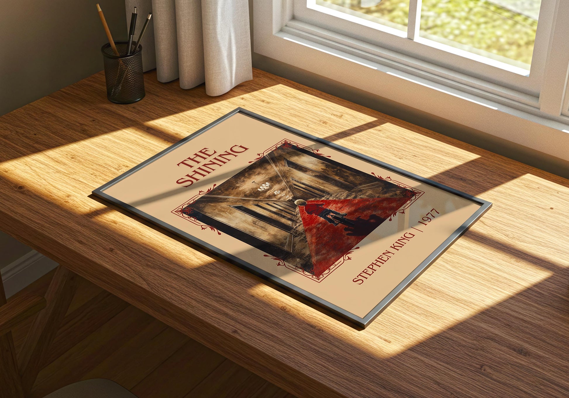 The Shining by Stephen King High Quality Poster Print-Free Delivery Wall Art. Author Book Artwork-Minimalist Gift Nook Gift Library