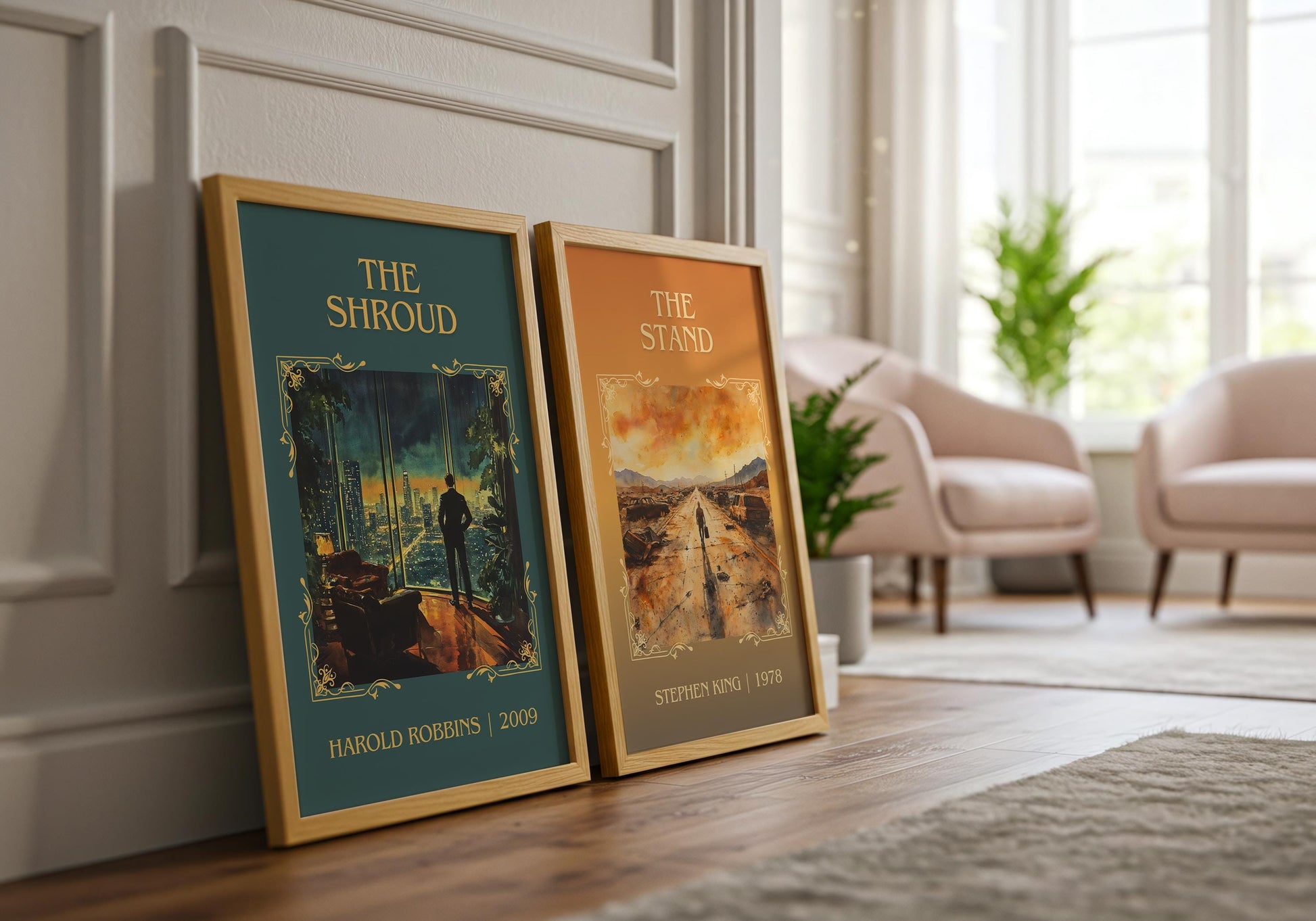 The Stand by Stephen King High Quality Poster Print-Free Delivery Wall Art. Author Book Artwork-Minimalist Gift Library Nook Gift