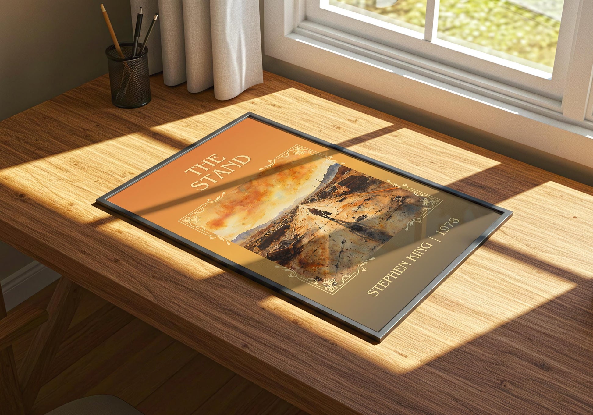 The Stand by Stephen King High Quality Poster Print-Free Delivery Wall Art. Author Book Artwork-Minimalist Gift Library Nook Gift