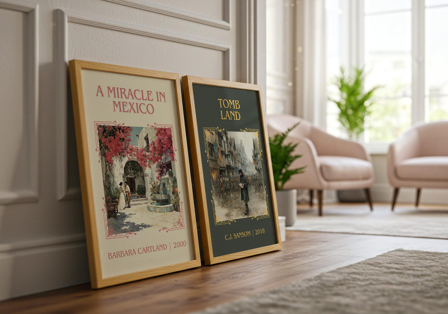 A Miracle In Mexico by Barbara Cartland High Quality Poster Print.Wall Art. Title,Author Book/Novel Artwork. Minimalist Clean Book Lover