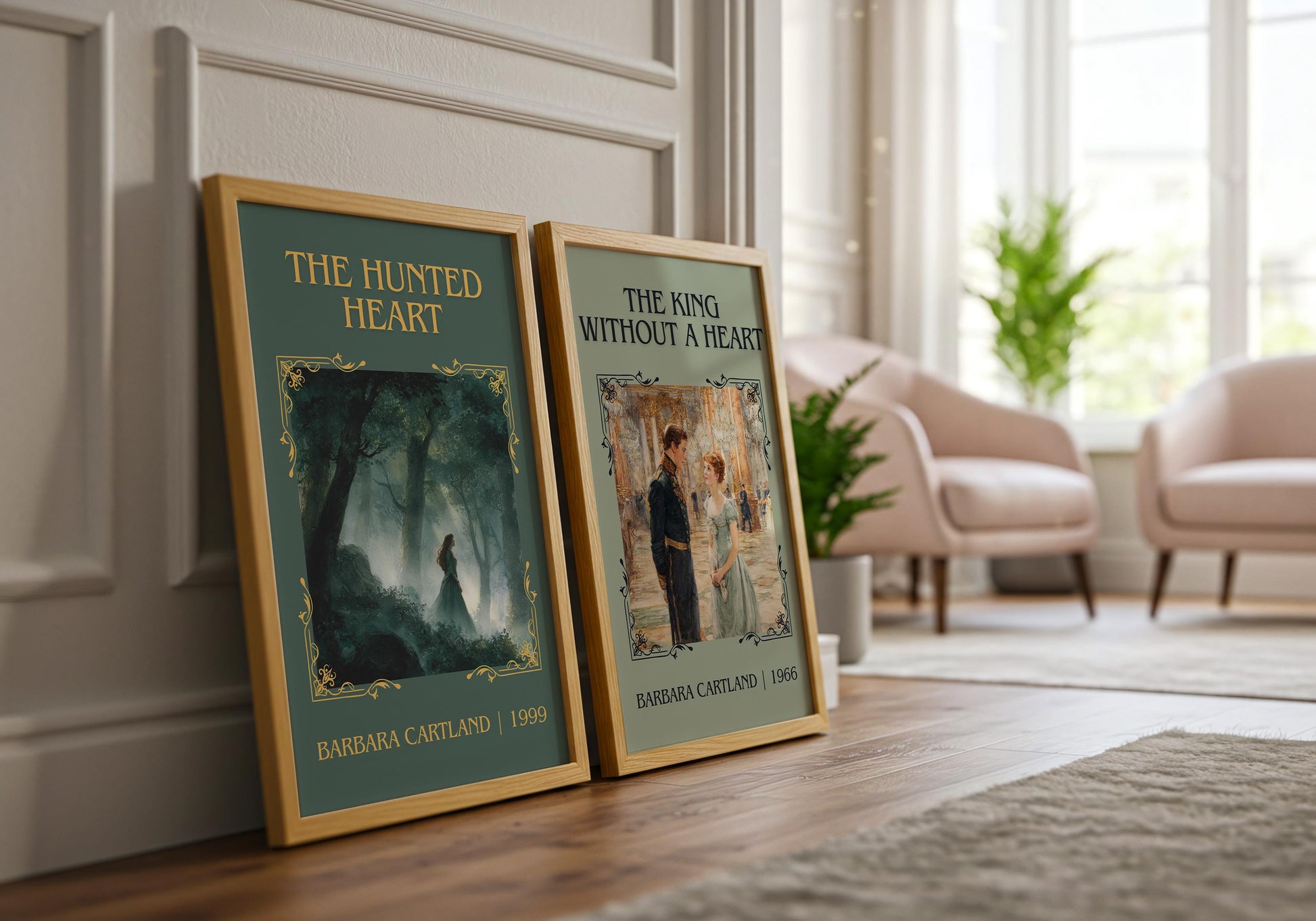 The King Without A Heart by Barbara Cartland Descriptive, High Quality Poster Print.Free Delivery Wall Art. Author&Blurb Book Nook Library