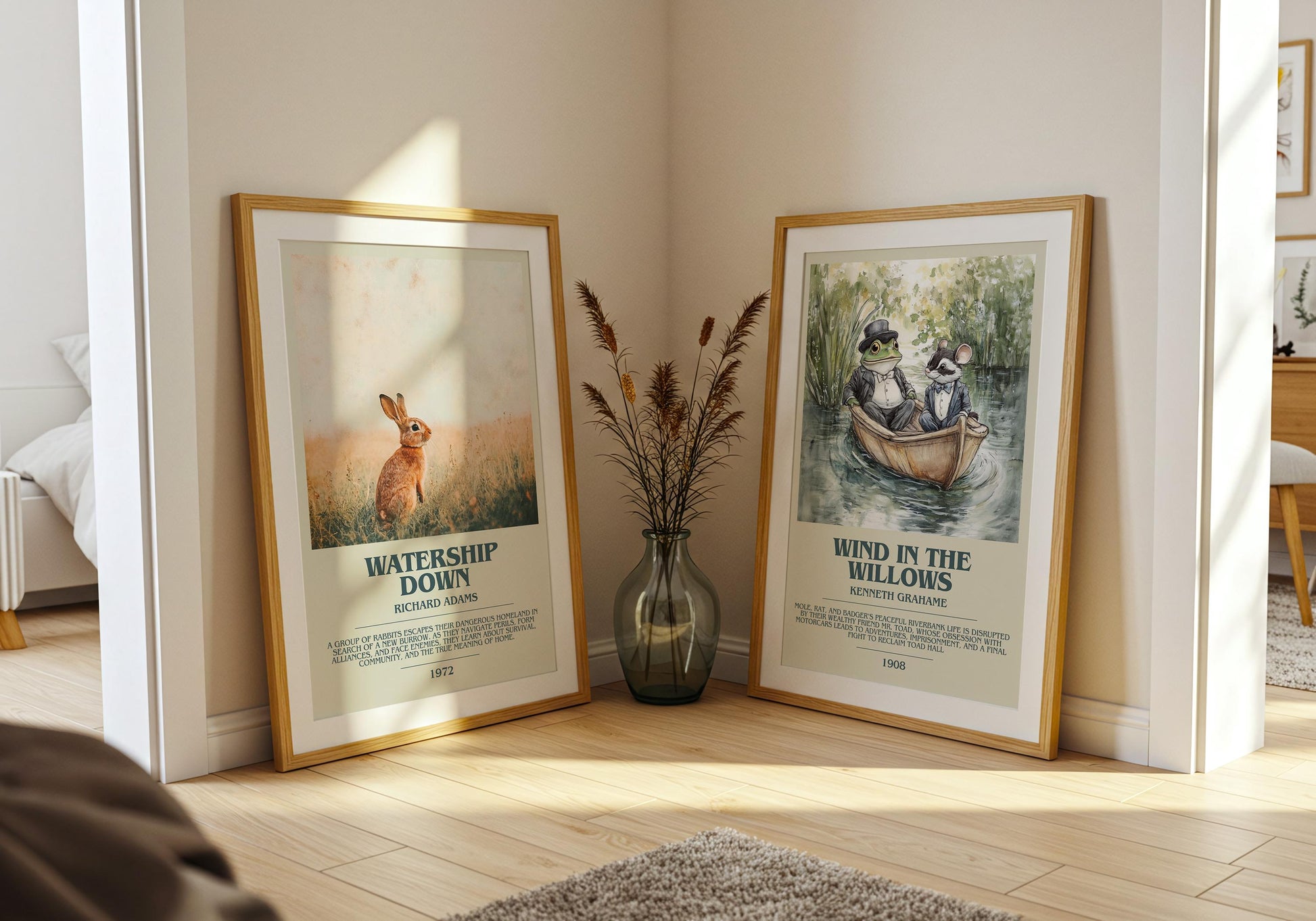 Watership Down by Richard Adams | Descriptive Book Poster | Modern