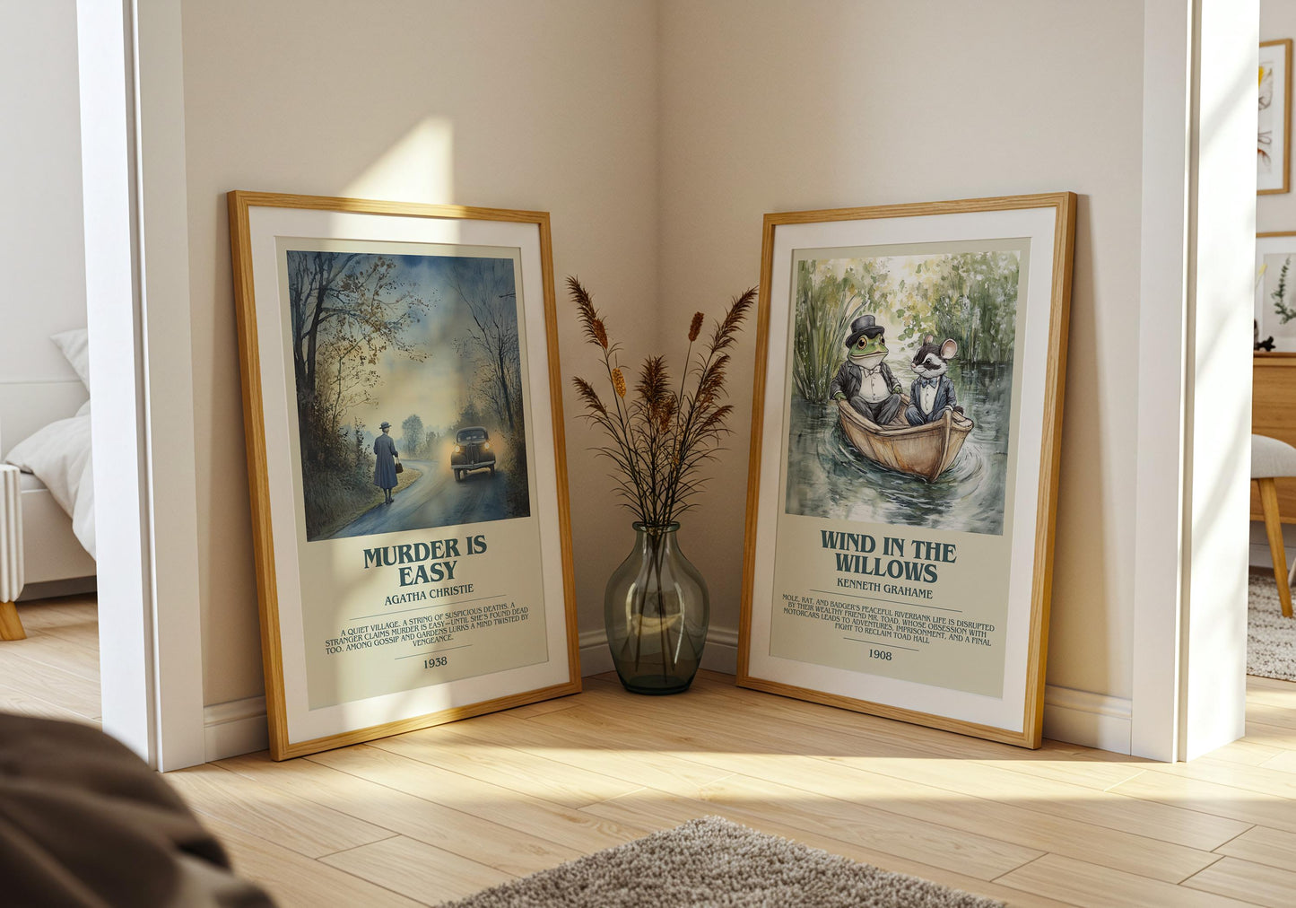 Murder Is Easy by Agatha Christie | Descriptive Book Poster | Modern