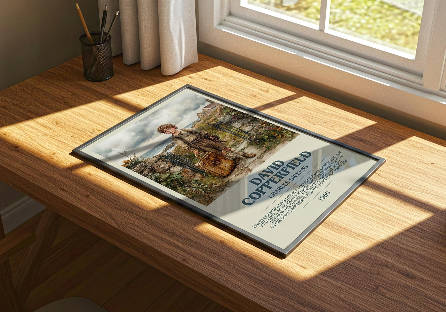 David Copperfield by Charles Dickens | Descriptive Book Poster | Modern