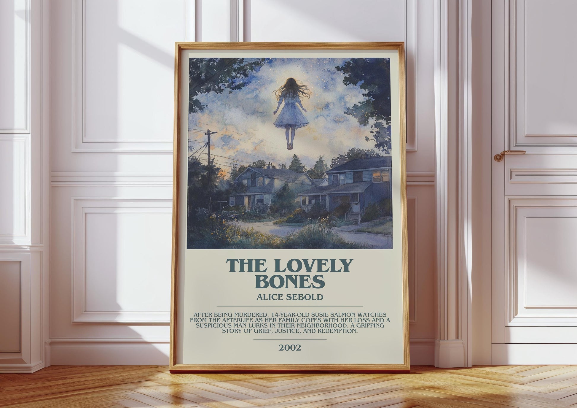 The Lovely Bones by Alice Sebold | Descriptive Book Poster | Modern