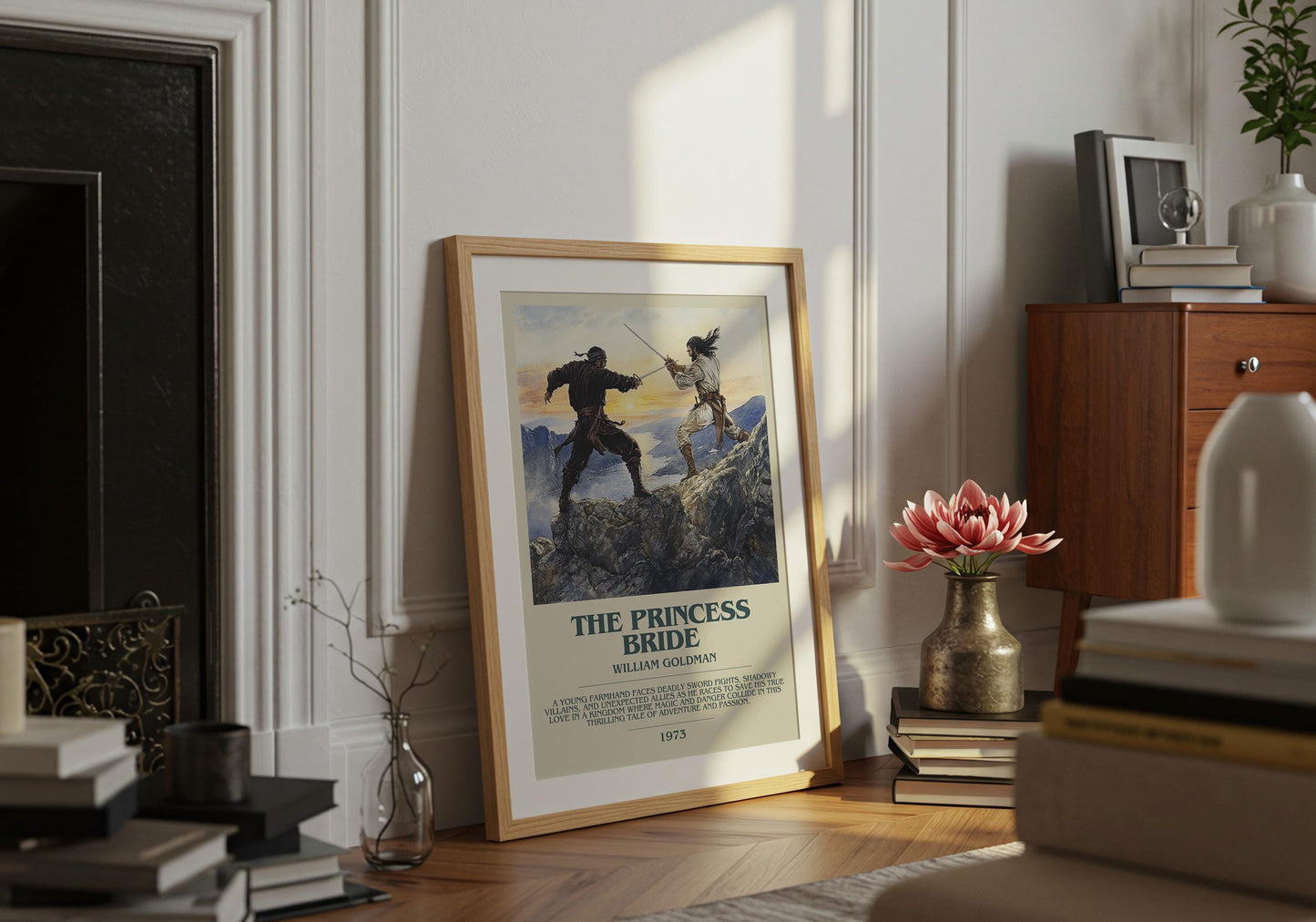 The Princess Bridge by William Goldman | Descriptive Book Poster | Modern