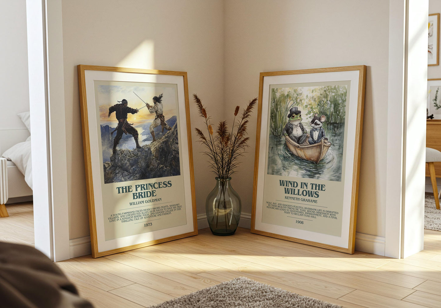 The Princess Bridge by William Goldman | Descriptive Book Poster | Modern