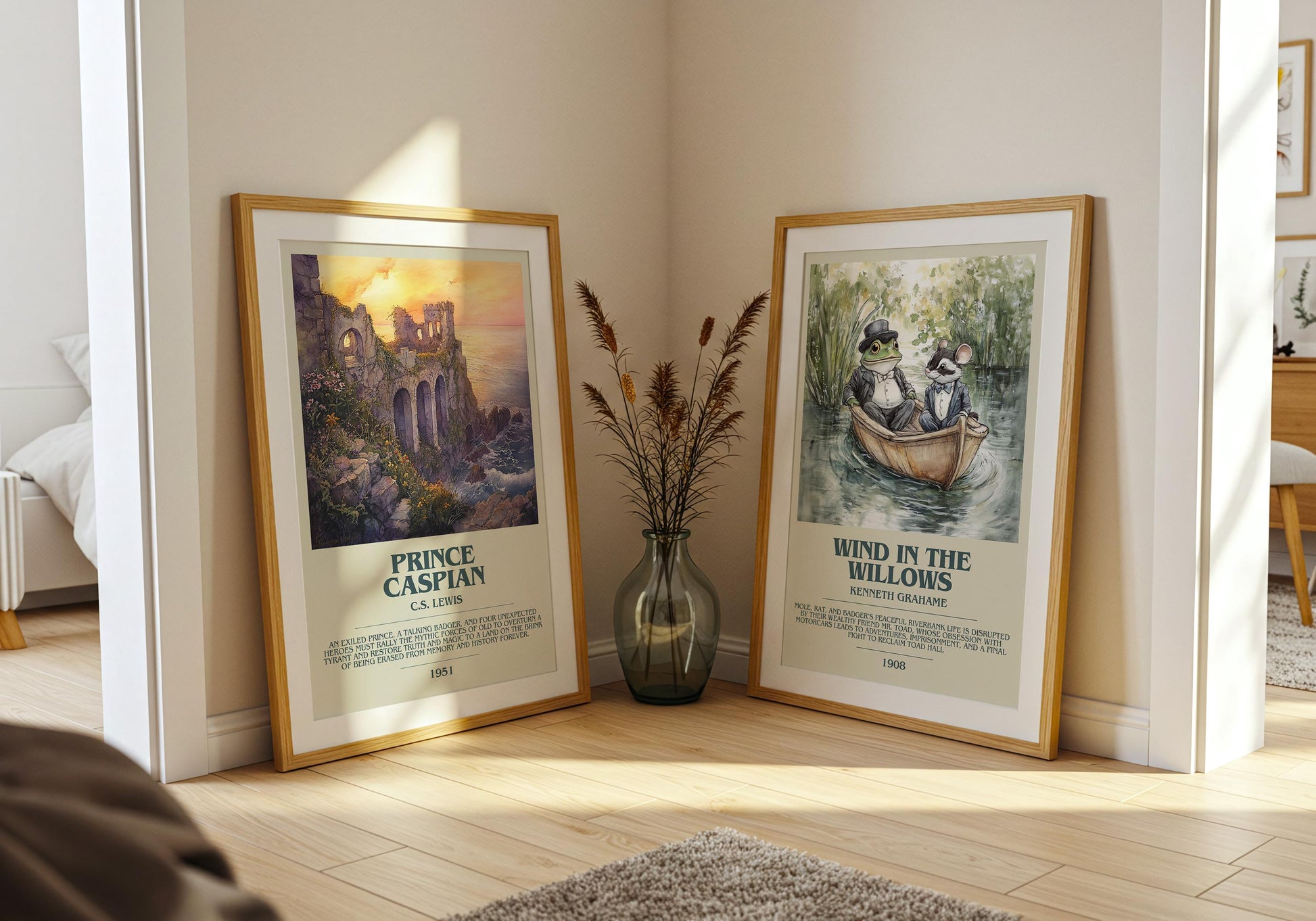Prince Caspian by C.S. Lewis | Descriptive Book Poster | Modern