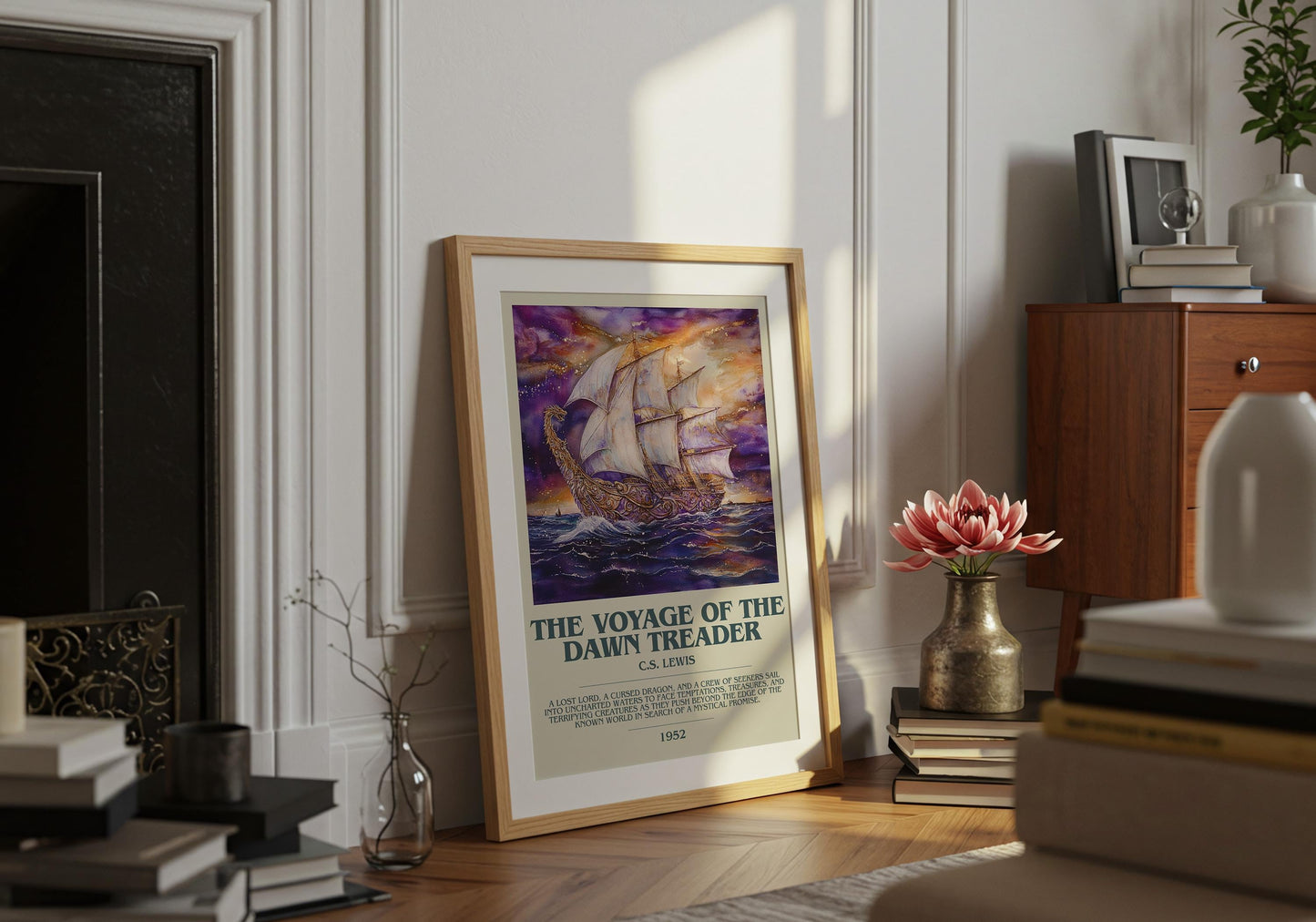 Voyage Of The Dawn Treader by C.S. Lewis | Descriptive Book Poster | Modern