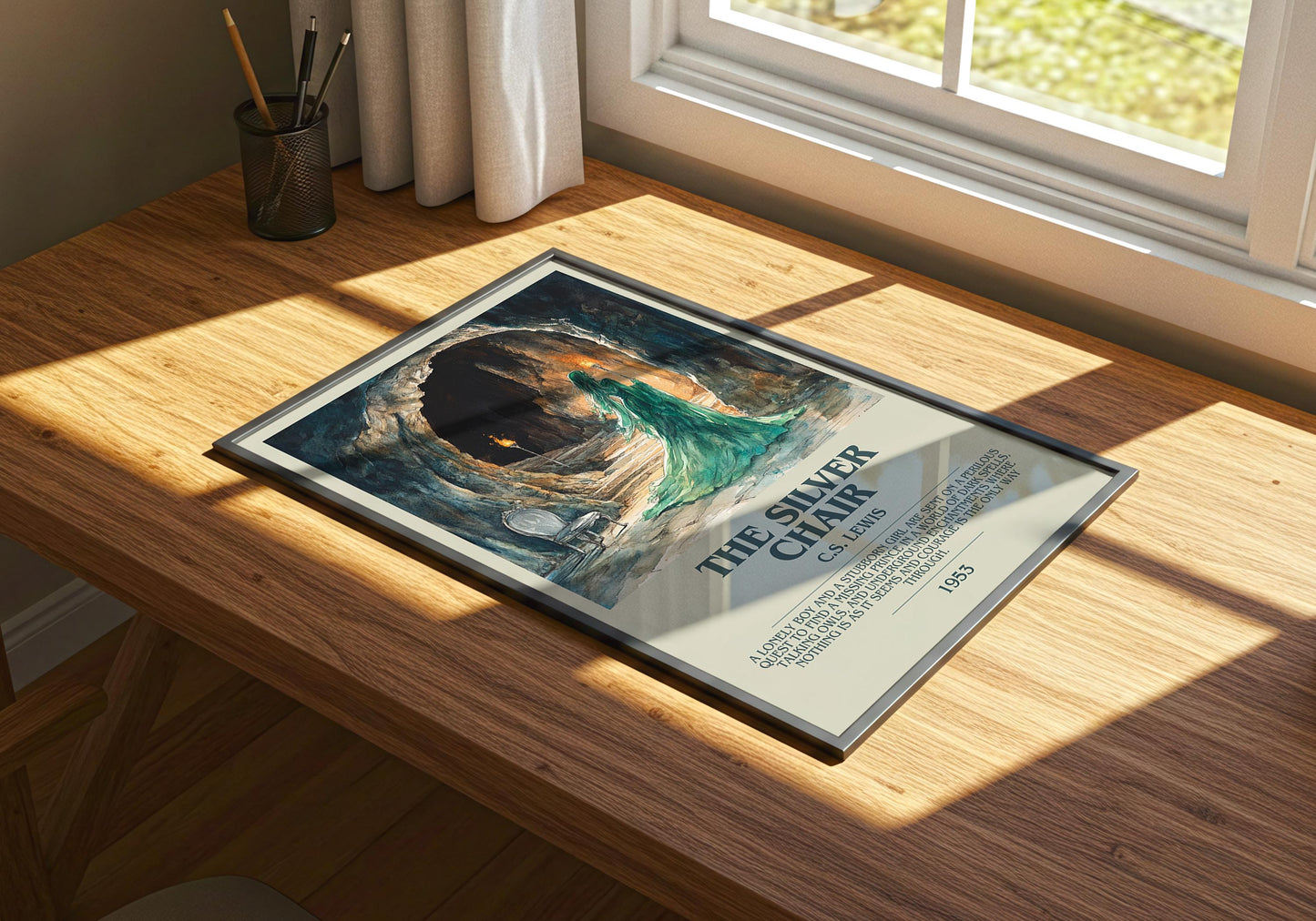 The Silver Chair by C.S. Lewis | Descriptive Book Poster | Modern