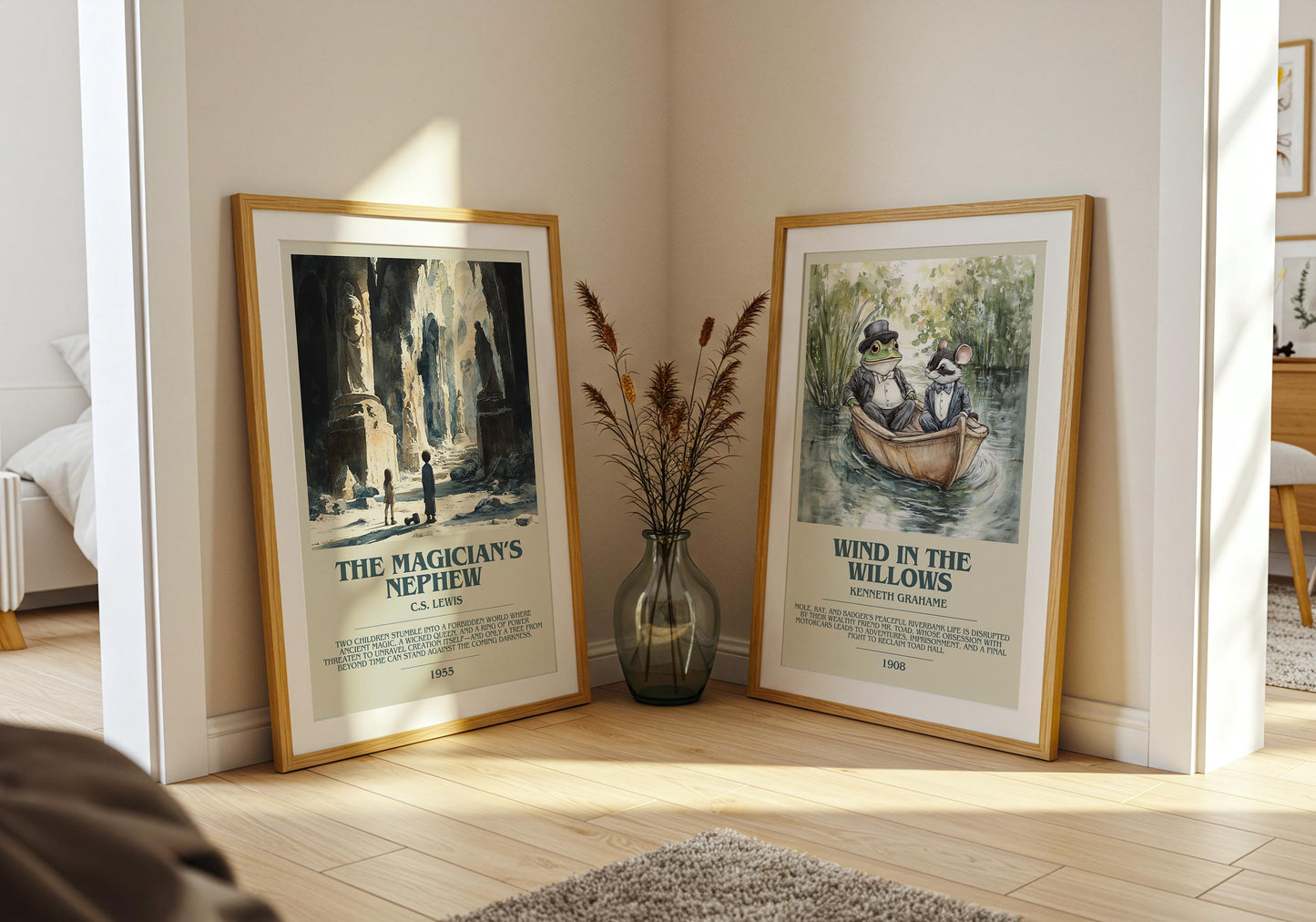 The Magicians Nephew by C.S. Lewis | Descriptive Book Poster | Modern