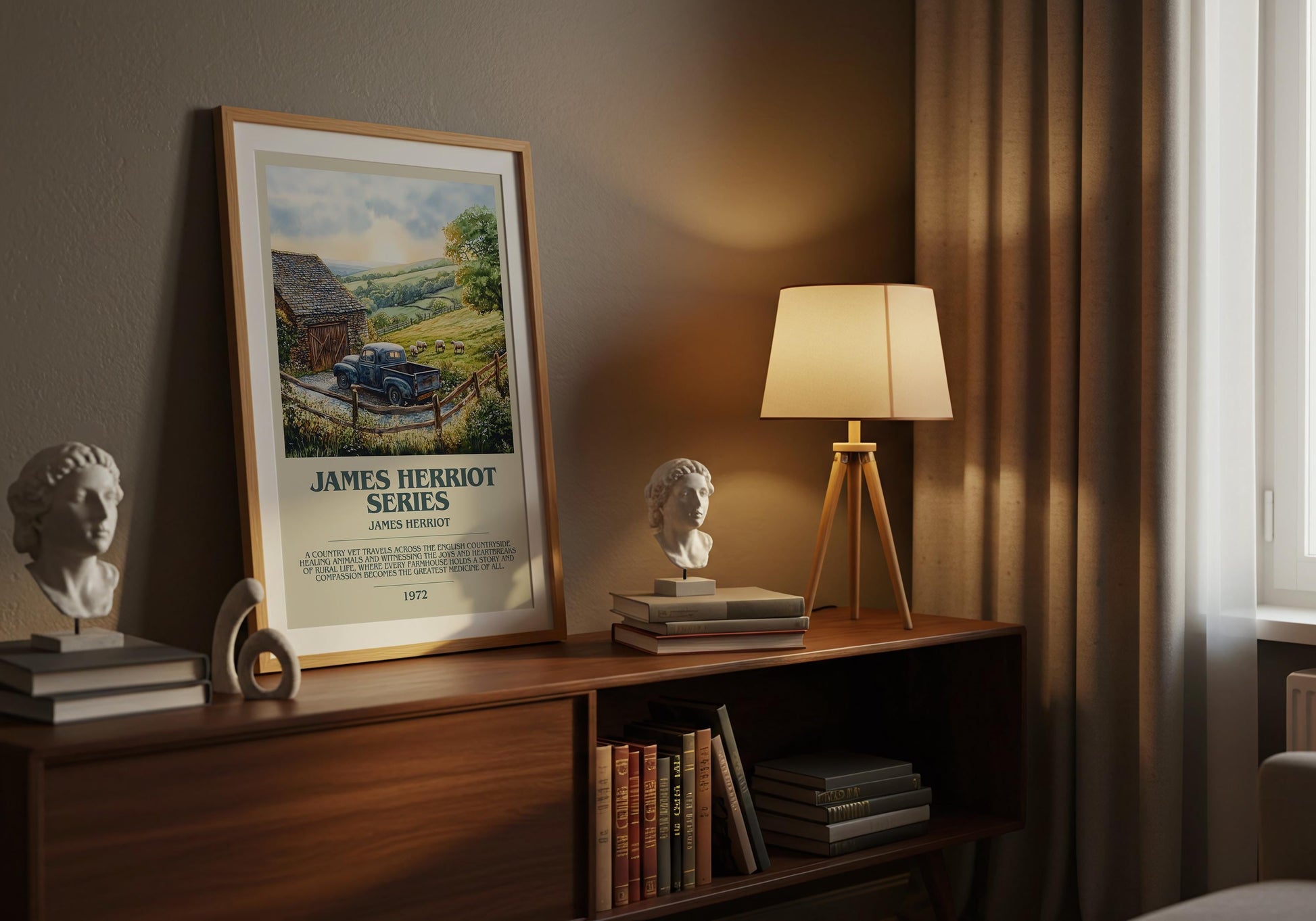 James Herriot Series by James Herriot | Descriptive Book Poster | Modern