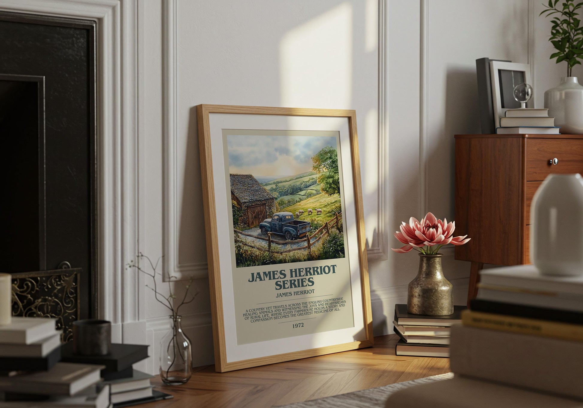 James Herriot Series by James Herriot | Descriptive Book Poster | Modern