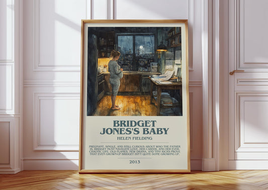 Bridget Jones's Baby by Helen Fielding | Descriptive Book Poster | Modern