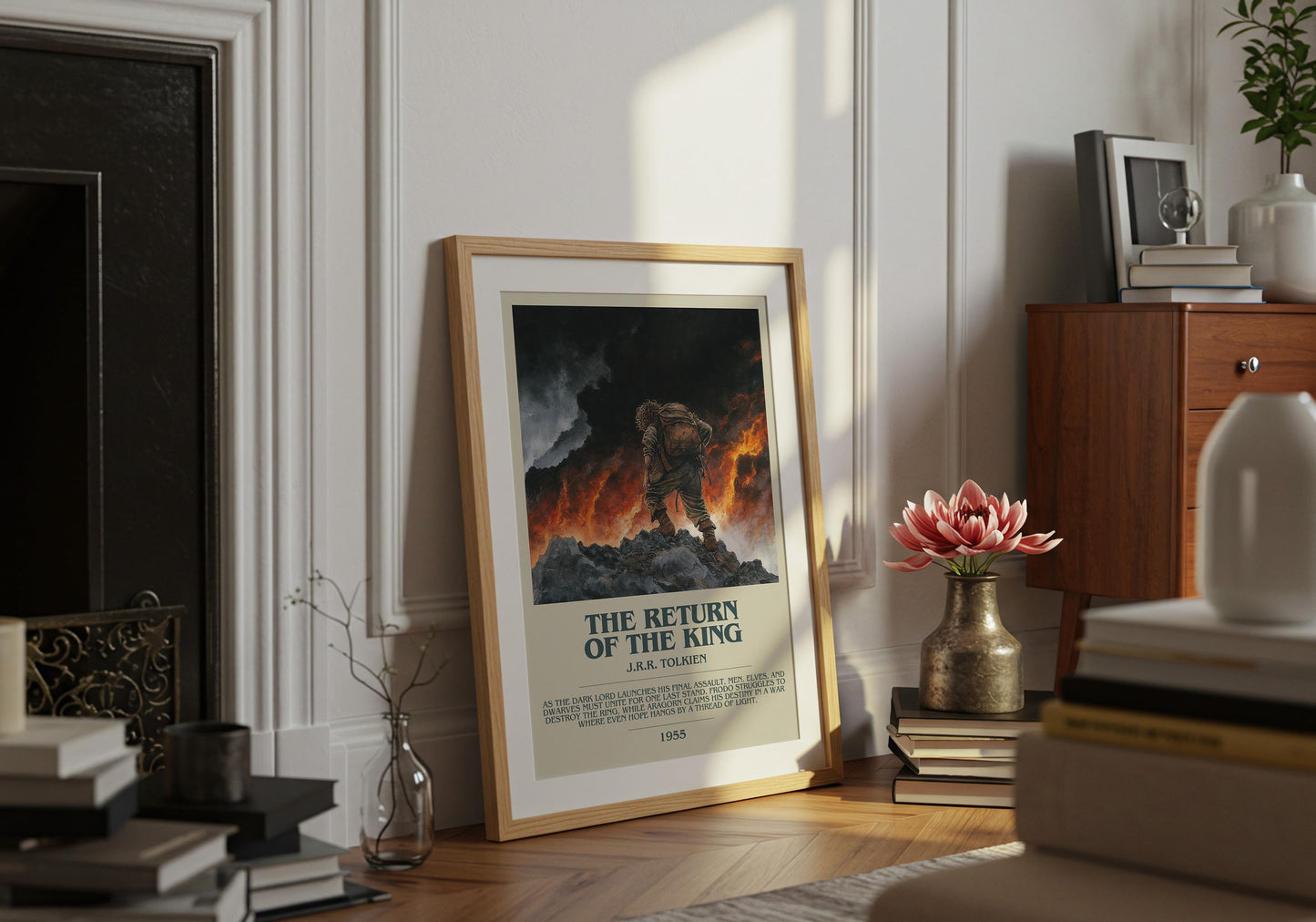The Return Of The King by J.R.R. Tolkien | Descriptive Book Poster | Modern