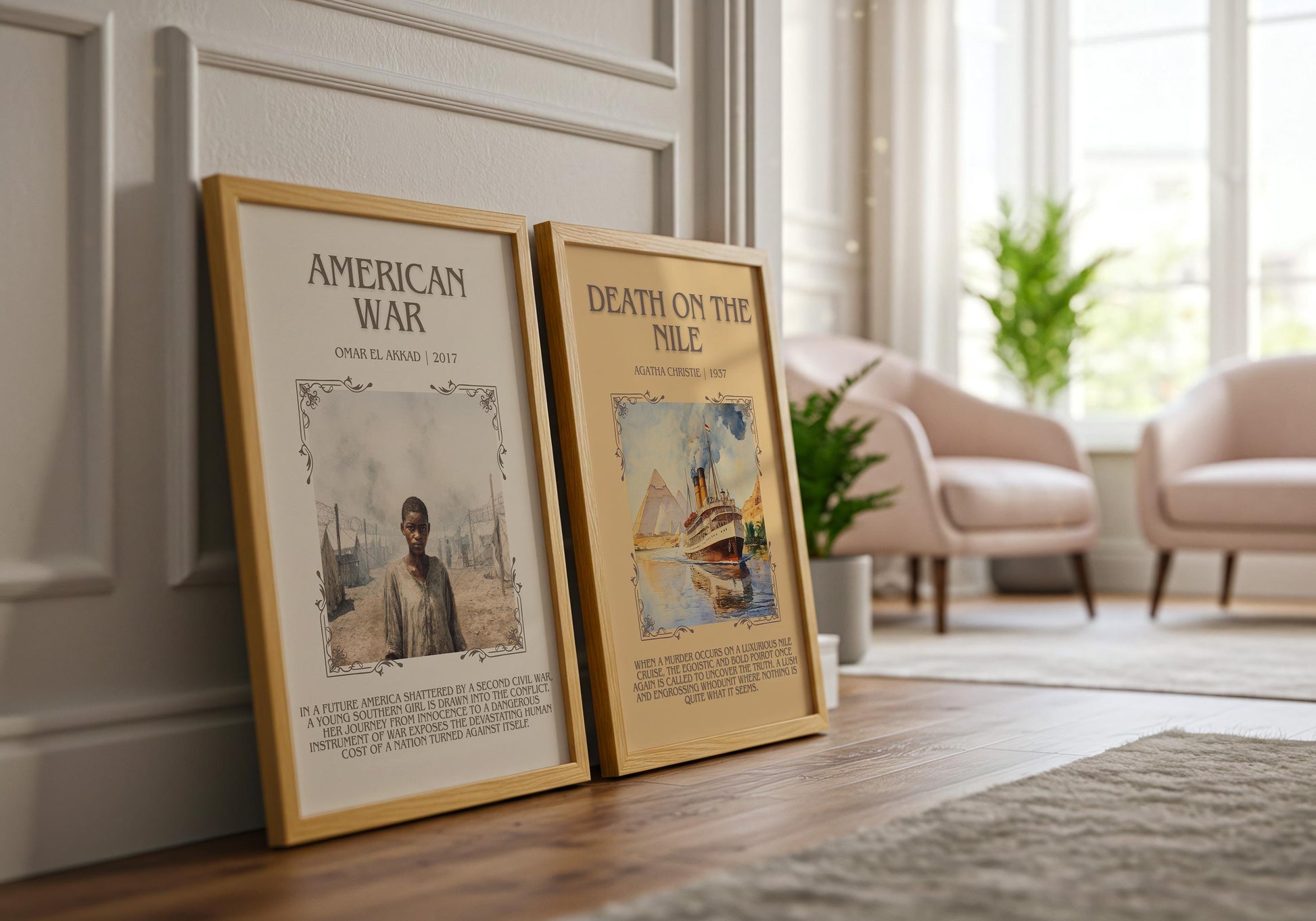 American War by Omar El Akkad Descriptive Poster Print.Free Delivery Wall Art Author&Blurb Book Artwork Novel Poster