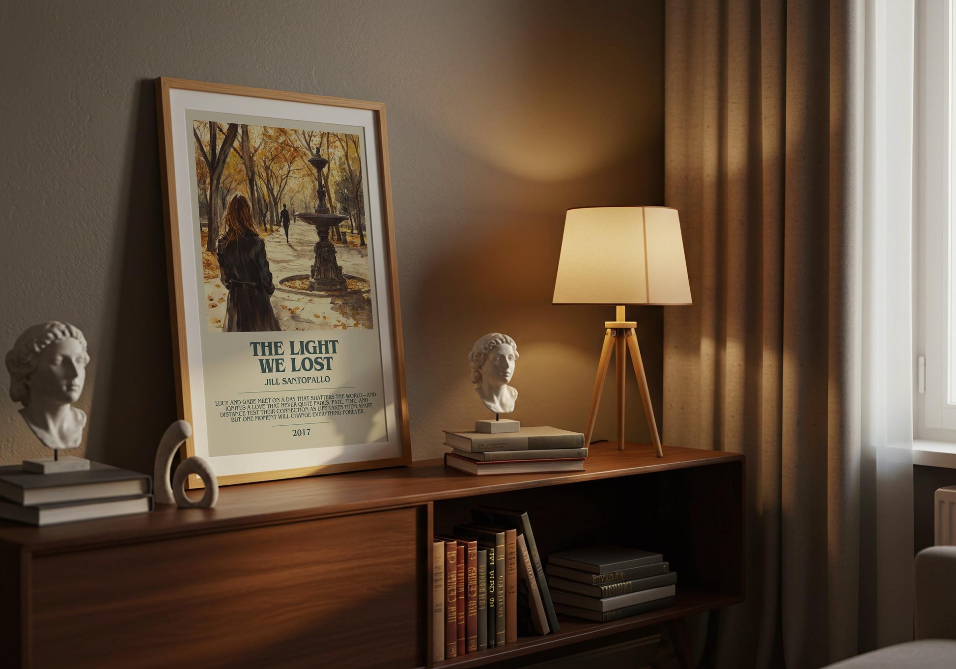 The Light We Lost by Jill Santopallo | Descriptive Book Poster | Modern