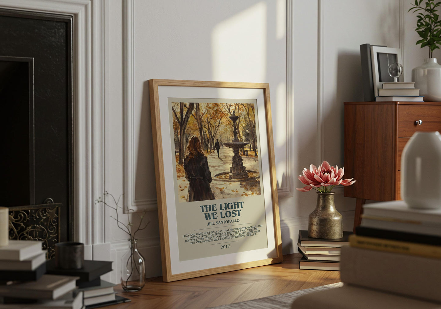 The Light We Lost by Jill Santopallo | Descriptive Book Poster | Modern