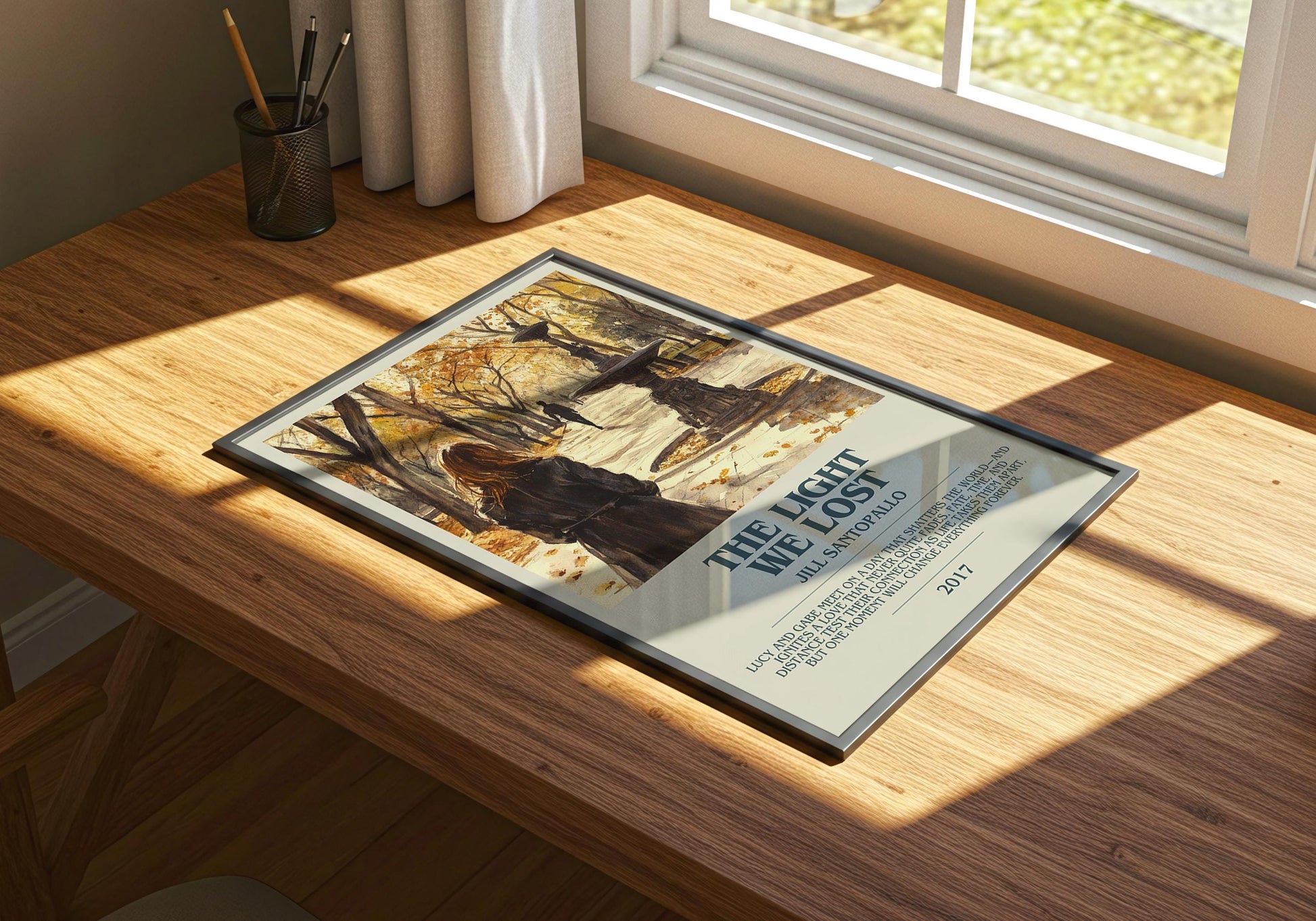 The Light We Lost by Jill Santopallo | Descriptive Book Poster | Modern