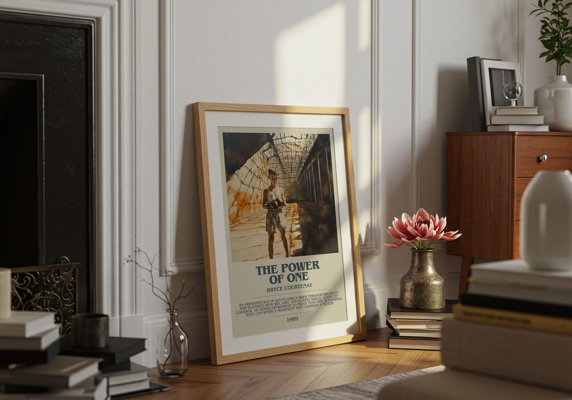 The Power Of One by Bryce Courtenay | Descriptive Book Poster | Modern