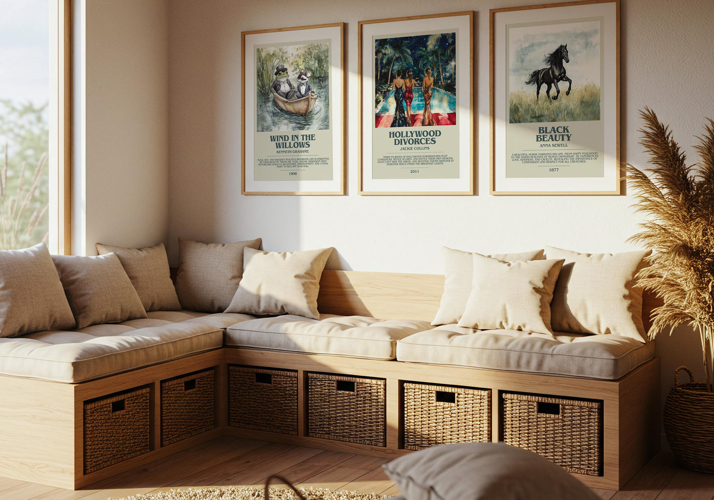 Hollywood Divorces by Jackie Collins | Descriptive Book Poster | Modern