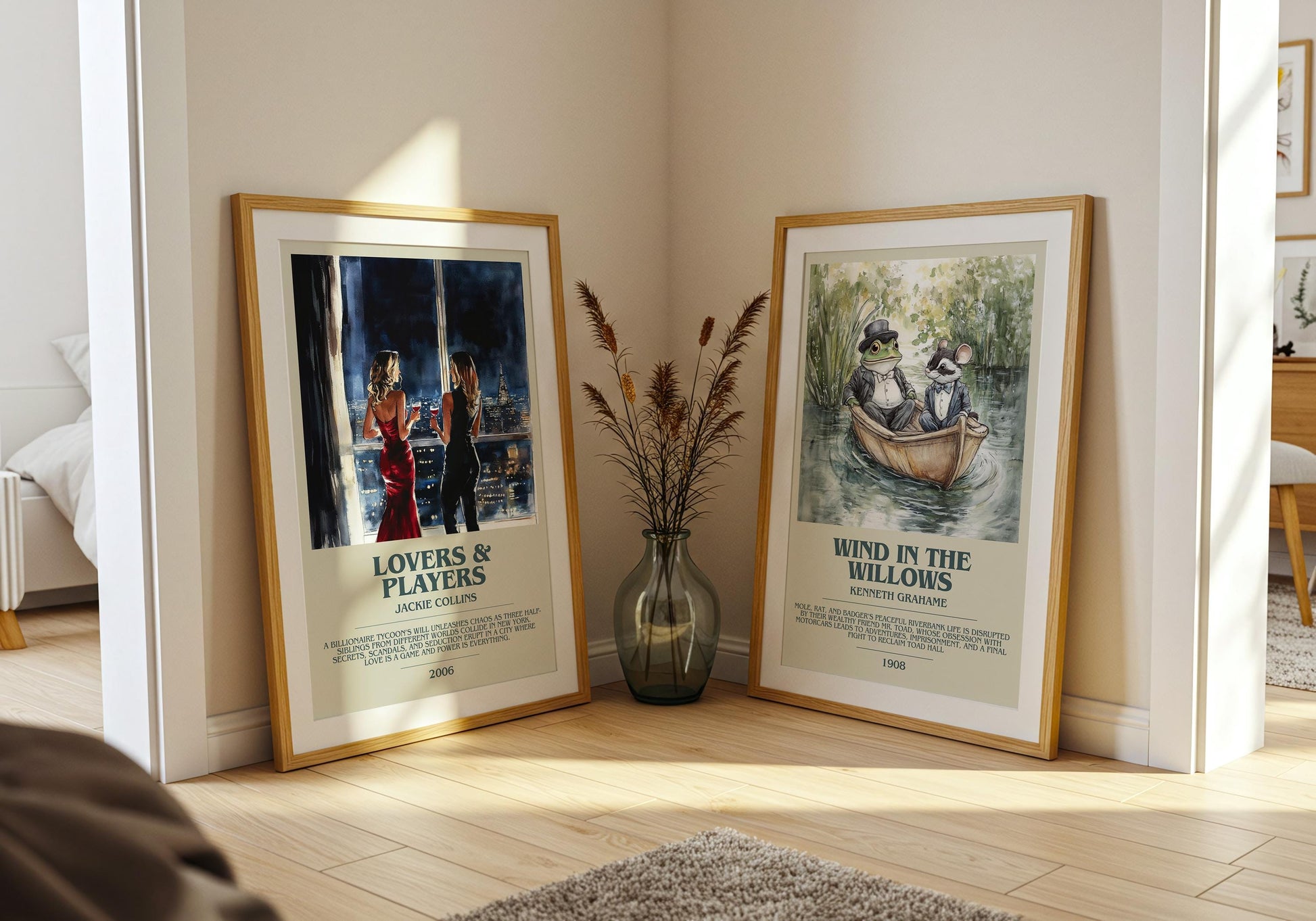 Lovers and Players by Jackie Collins | Descriptive Book Poster | Modern