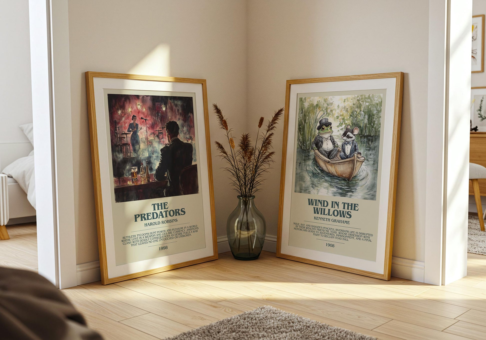 The Predators by Harold Robbins | Descriptive Book Poster | Modern