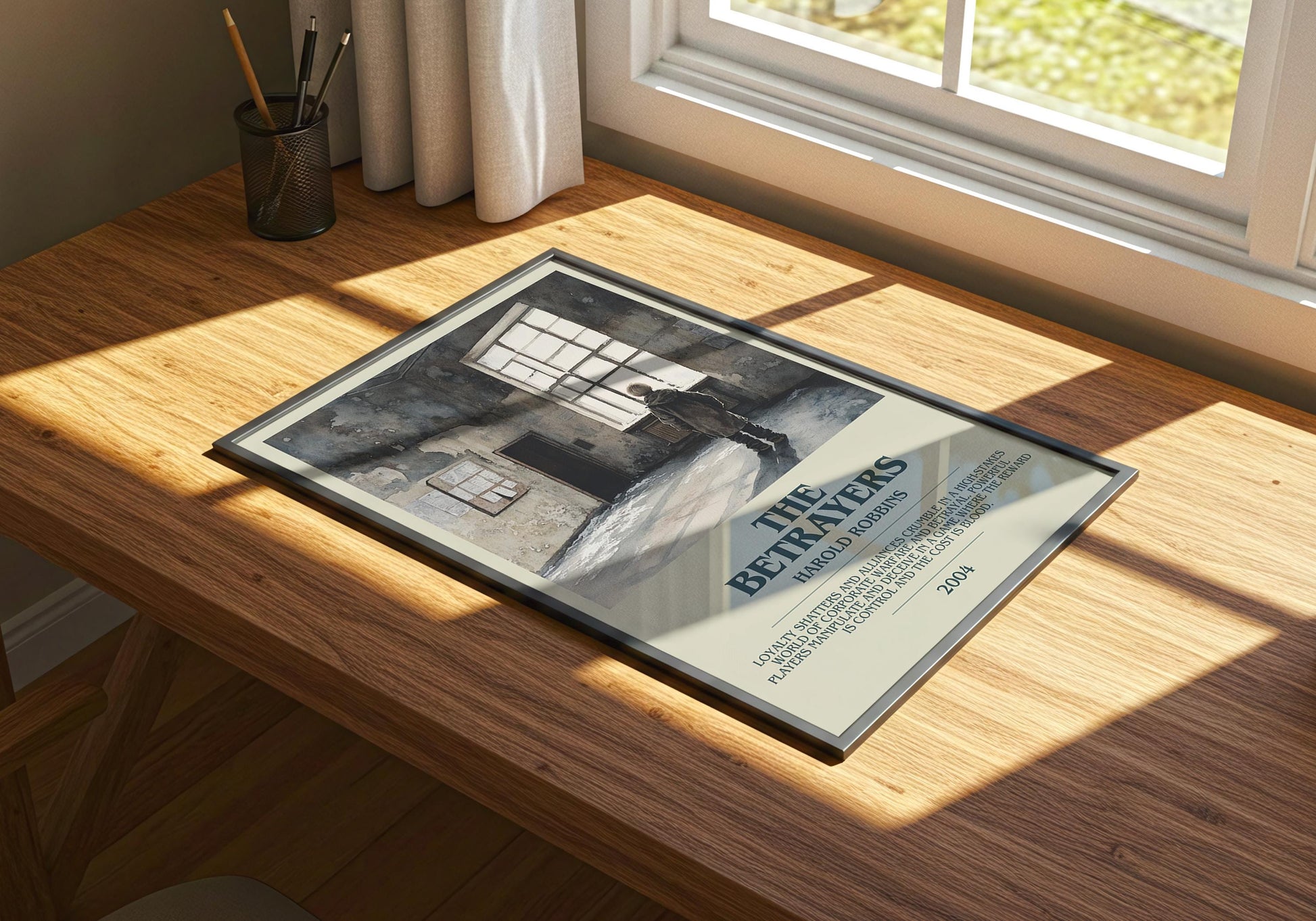 The Betrayers by Harold Robbins | Descriptive Book Poster | Modern