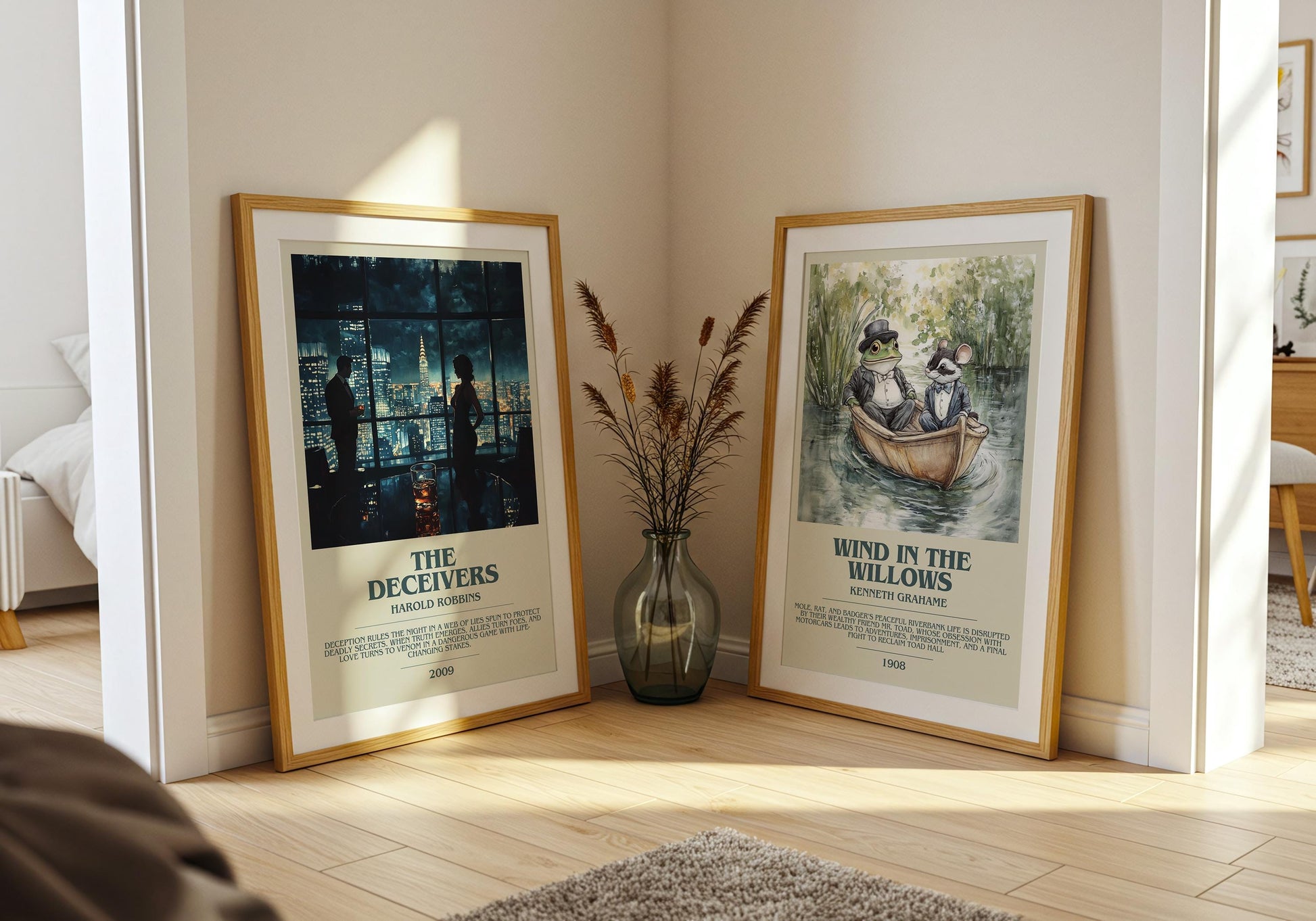 The Deceivers by Harold Robbins | Descriptive Book Poster | Modern