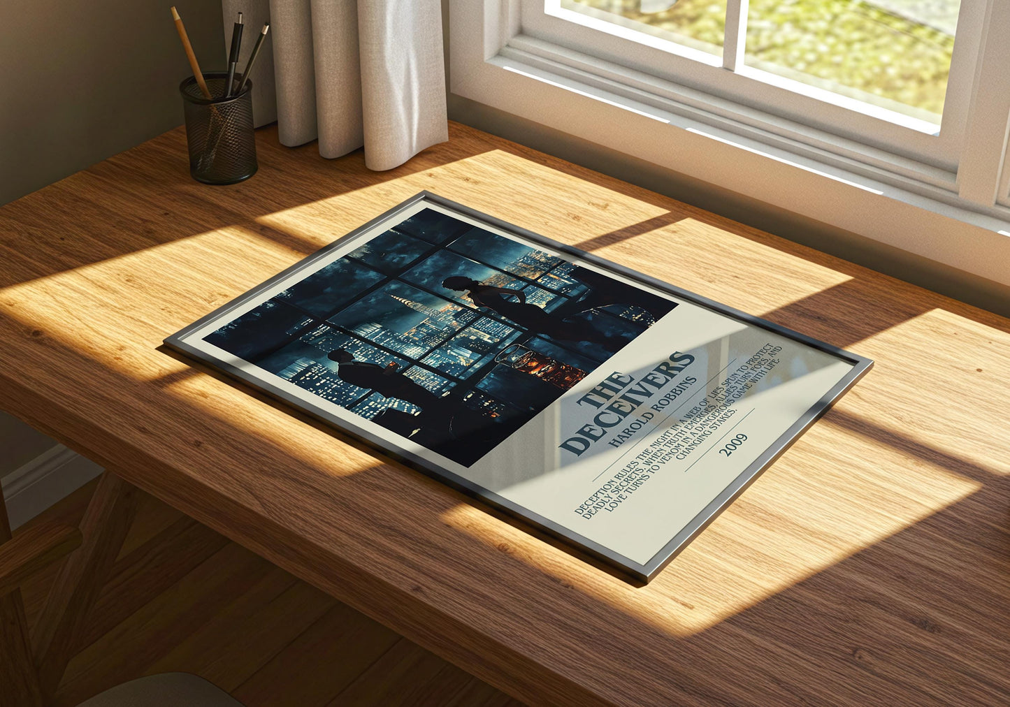 The Deceivers by Harold Robbins | Descriptive Book Poster | Modern