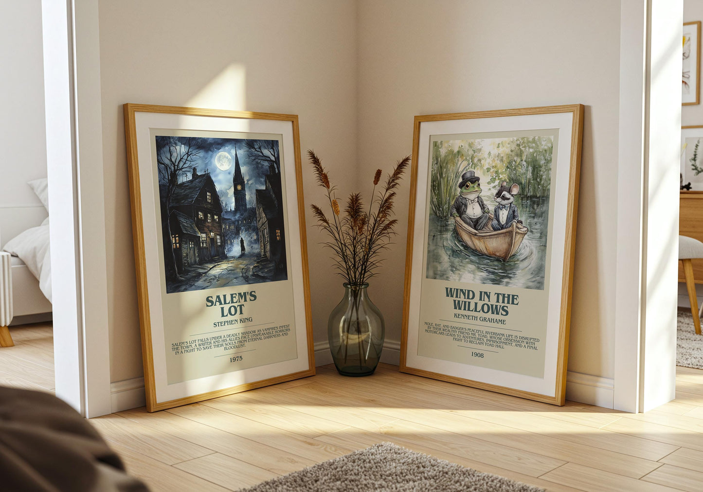 Salem's Lot by Stephen King | Descriptive Book Poster | Modern