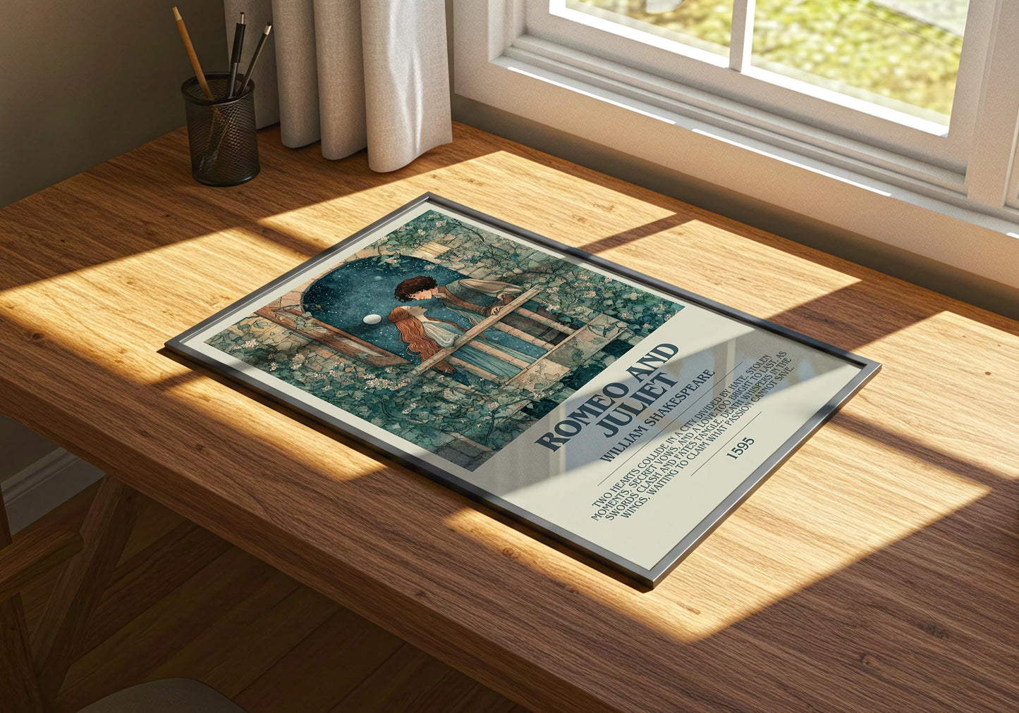 Romeo and Juliet by Shakespeare | Descriptive Book Poster | Modern