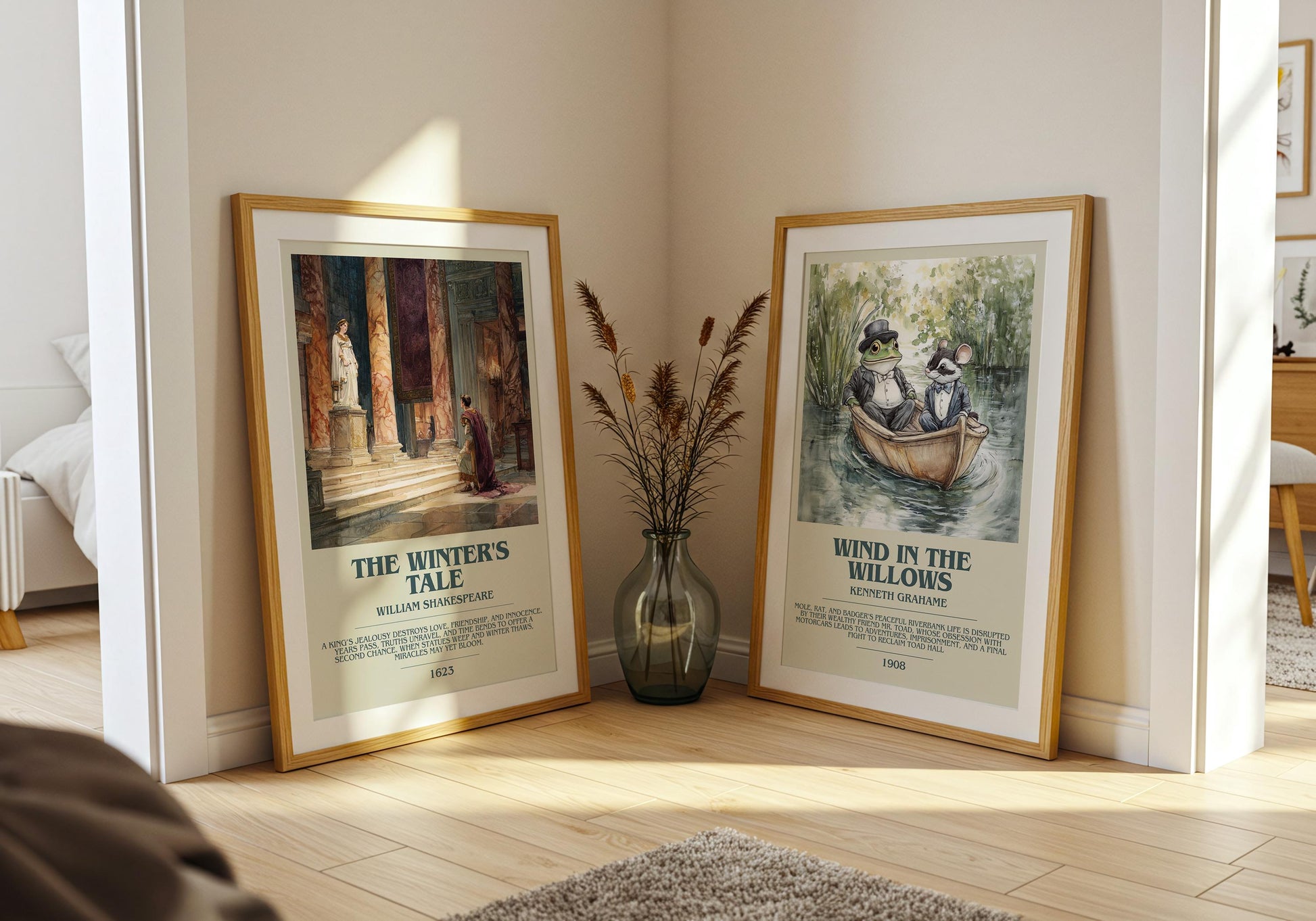 The Winter's Tale by William Shakespeare | Descriptive Book Poster | Modern