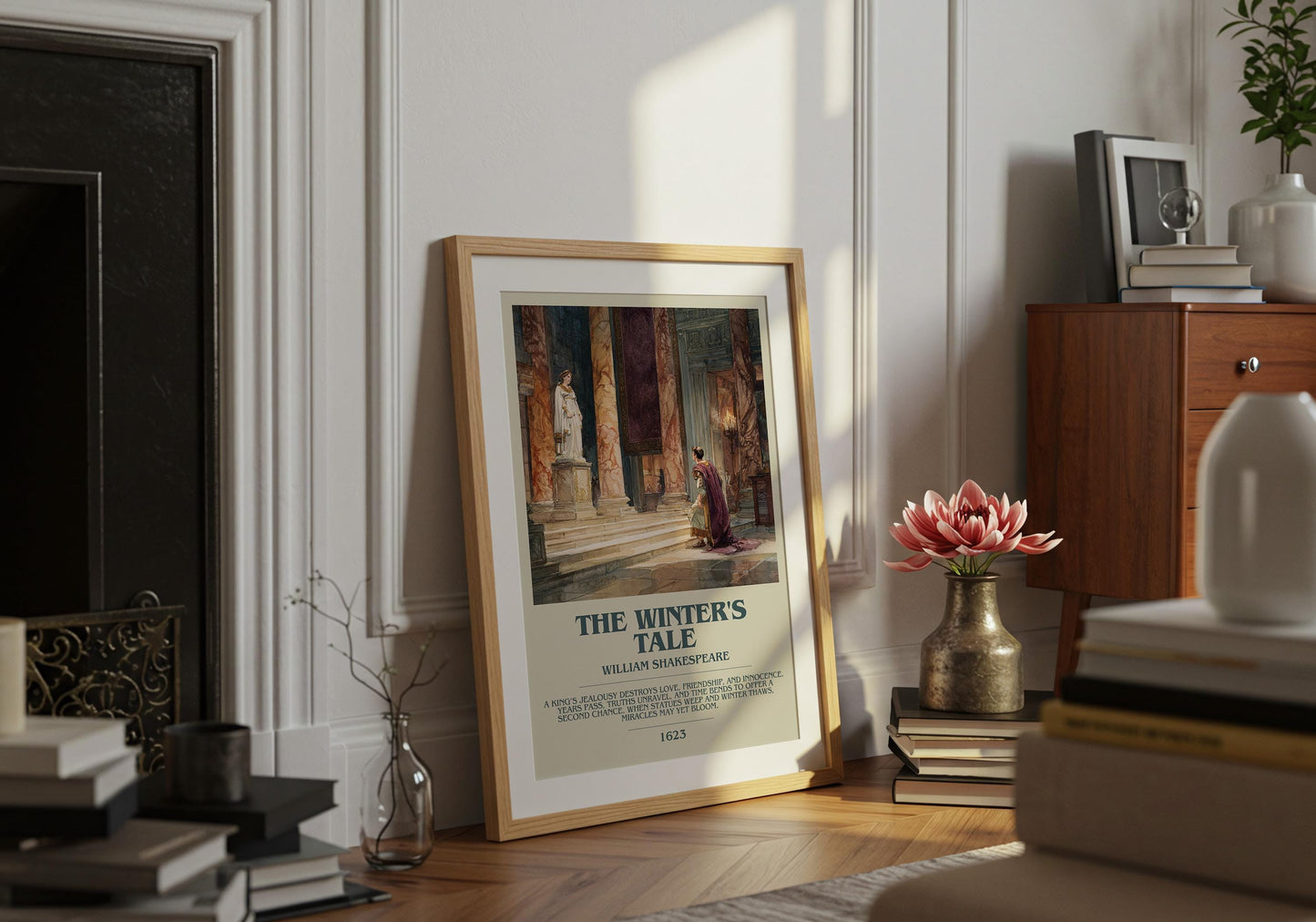 The Winter's Tale by William Shakespeare | Descriptive Book Poster | Modern