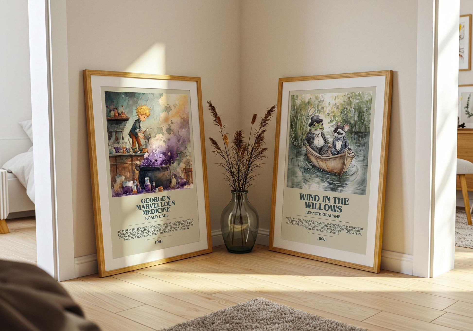 George's Marvellous Medicine by Roald Dahl | Descriptive Book Poster | Modern