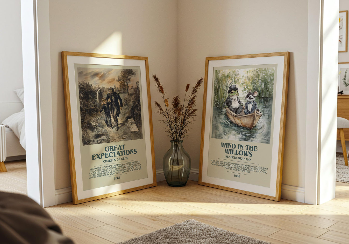 Great Expectations by Charles Dickens | Descriptive Book Poster | Modern