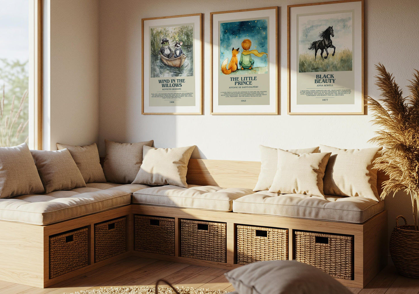 The Little Prince by Antoine De Saint-Exuperry | Descriptive Book Poster | Modern